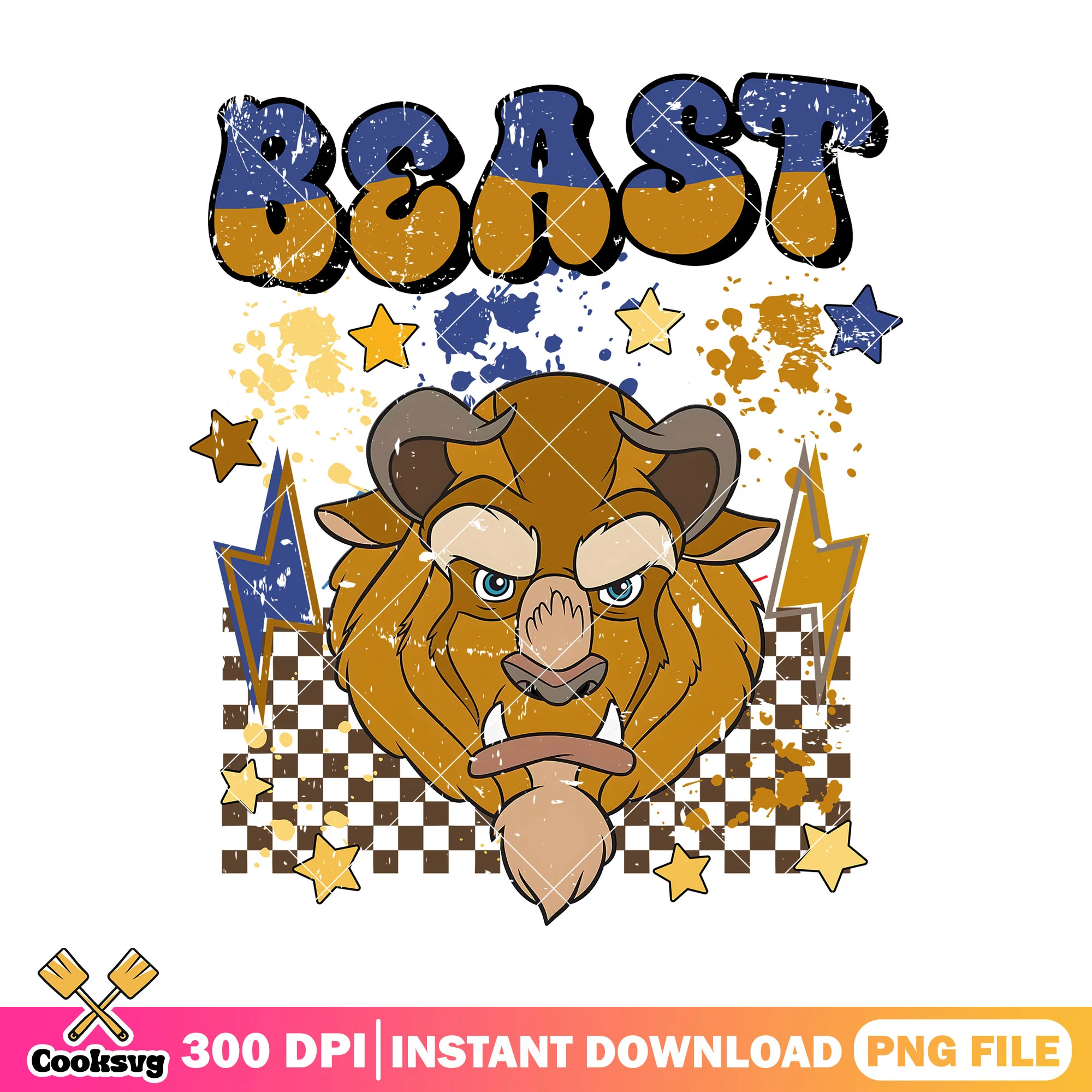 The beast head vibes png, beast disney png, disney head png