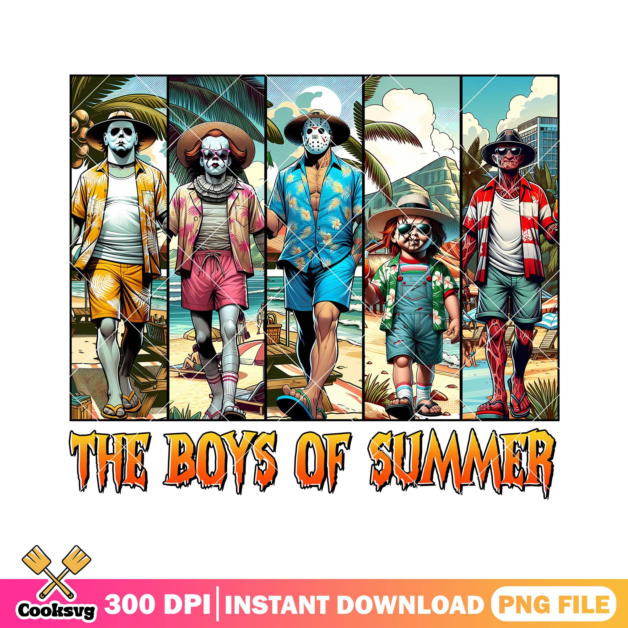 The boys of summer png, horror movies png, happy halloween png