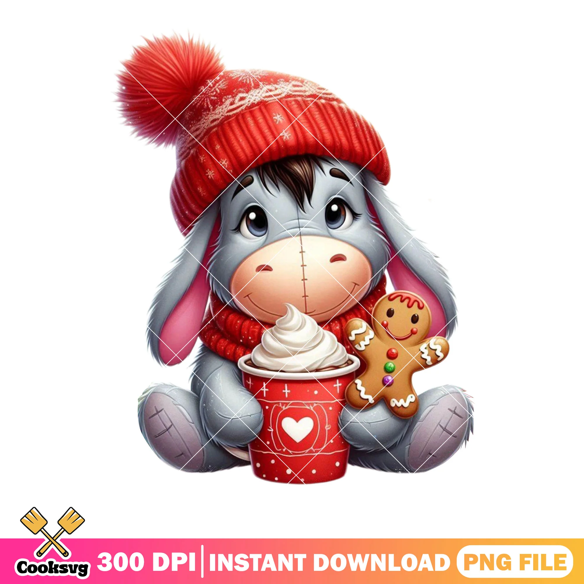 The eeyore pooh xmas winnie png, winnie the pooh png, gingerbread png