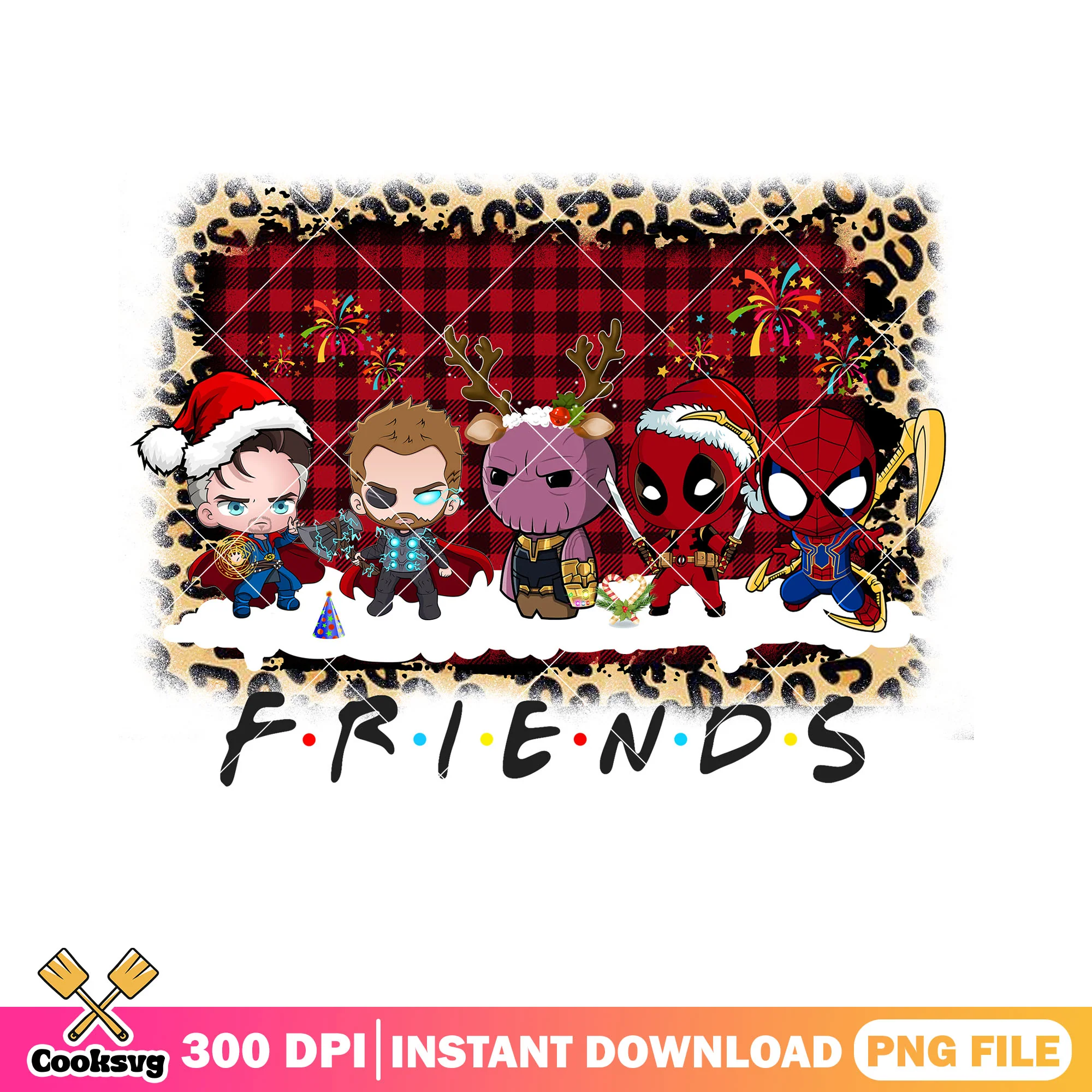 The friends marvel png, merry christmas png, avengers endgame png
