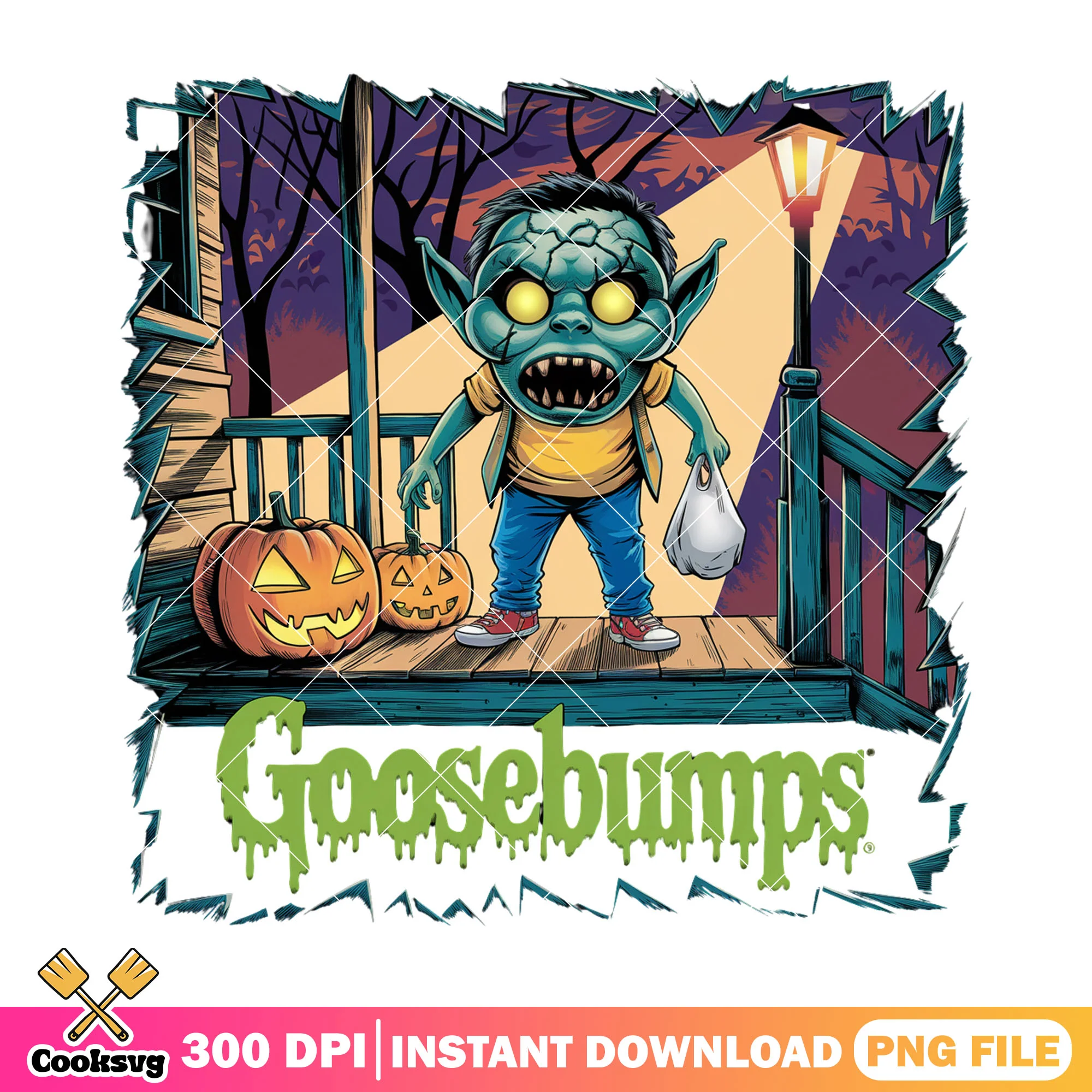 The haunted mask png, spirit halloween png, goosebumps book png
