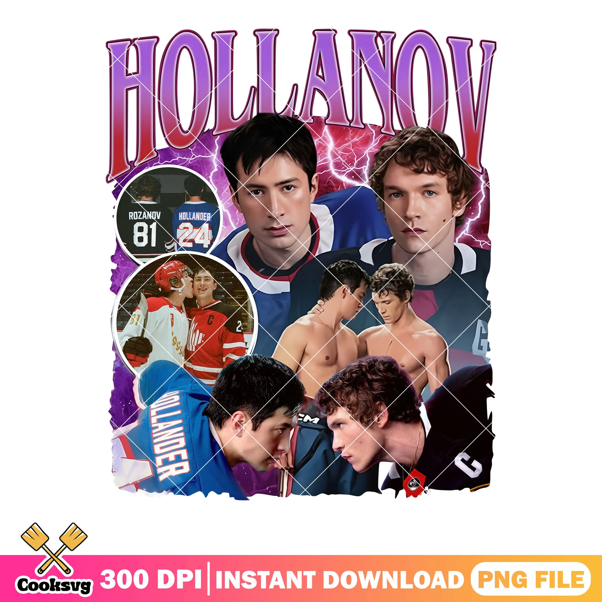 The hollanov shirt hockey png, hockey romance png, hollanov png