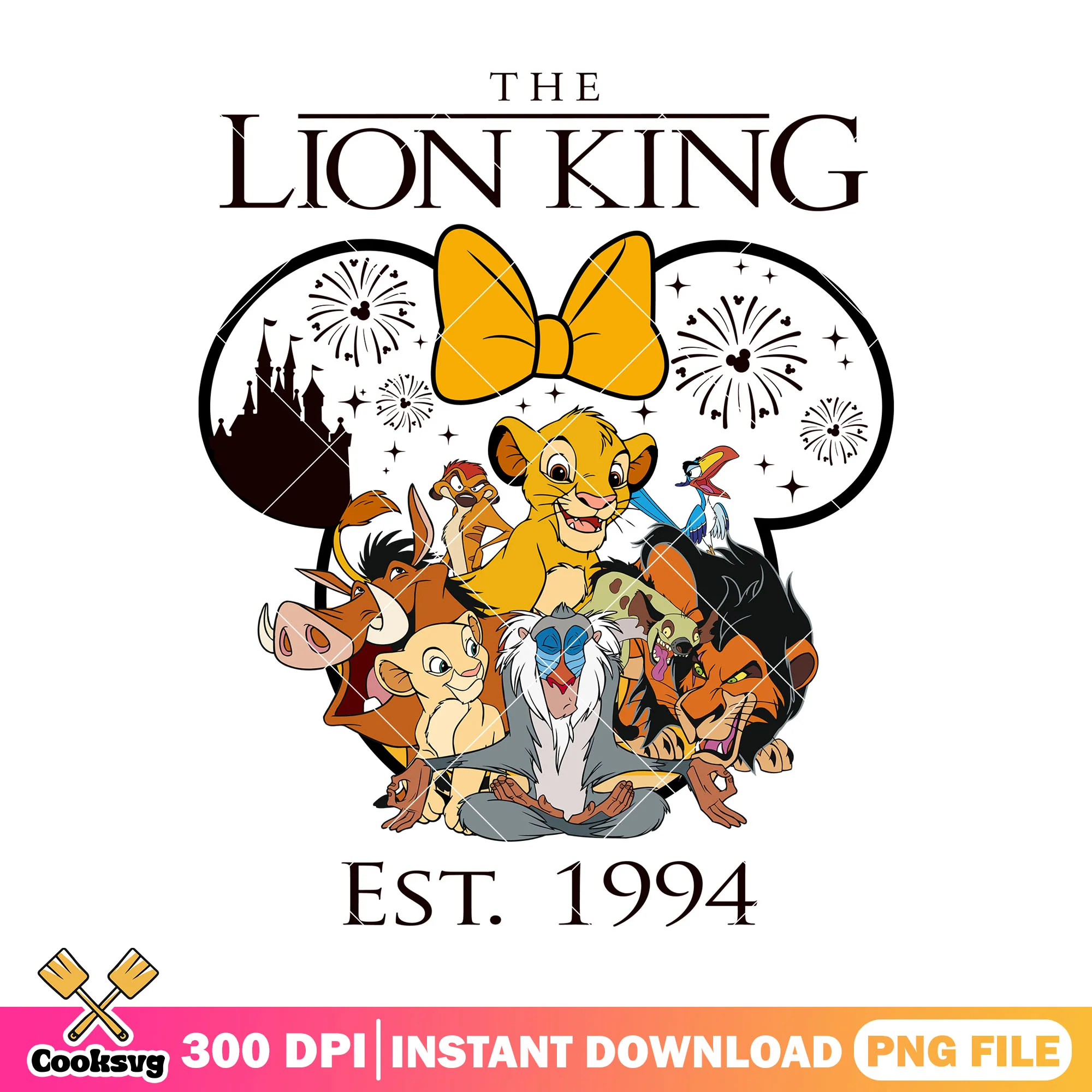 The lion king character 1994 est png, minnie head png, lion king png
