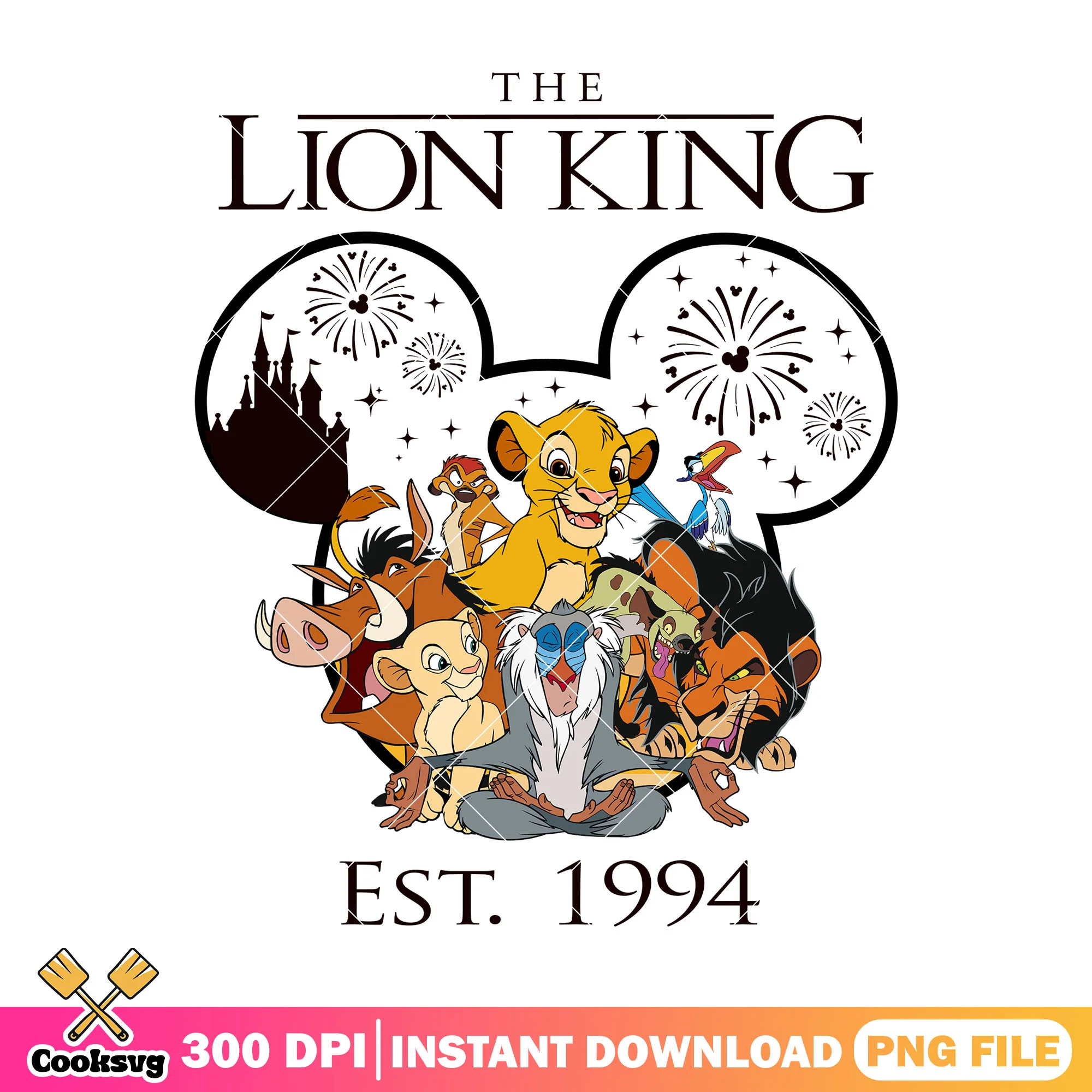 The lion king character est png, mickey head png, lion king png