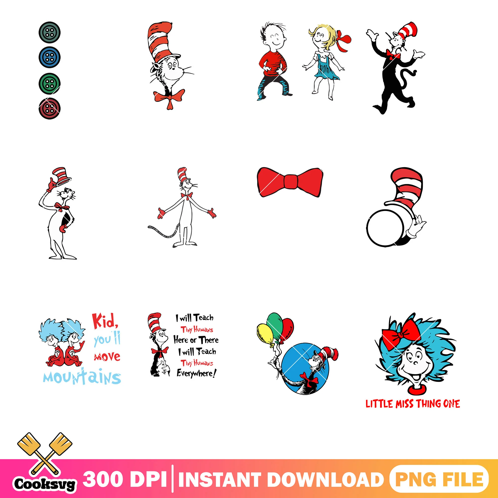 The little miss thing one png bundle, little miss thing png