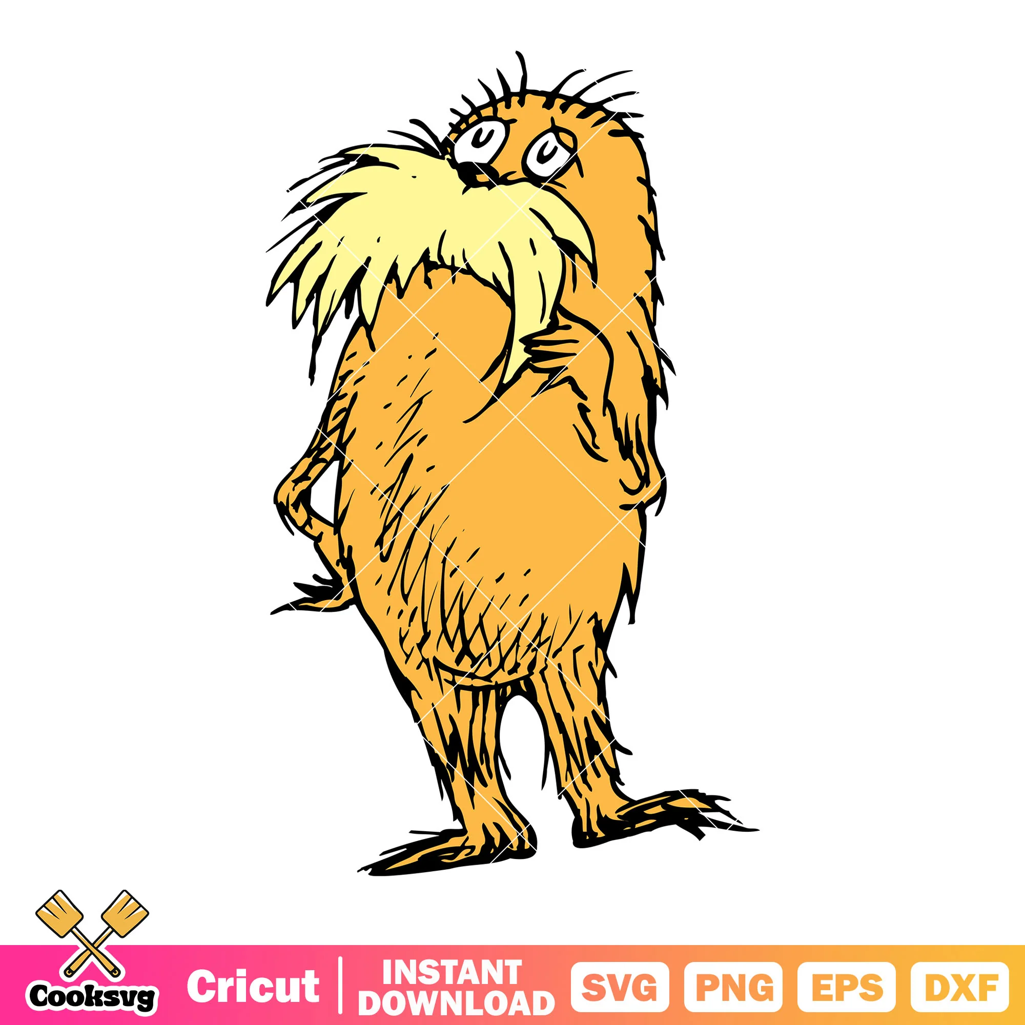 The lorax dr seuss friends svg, the lorax svg, dr seuss svg