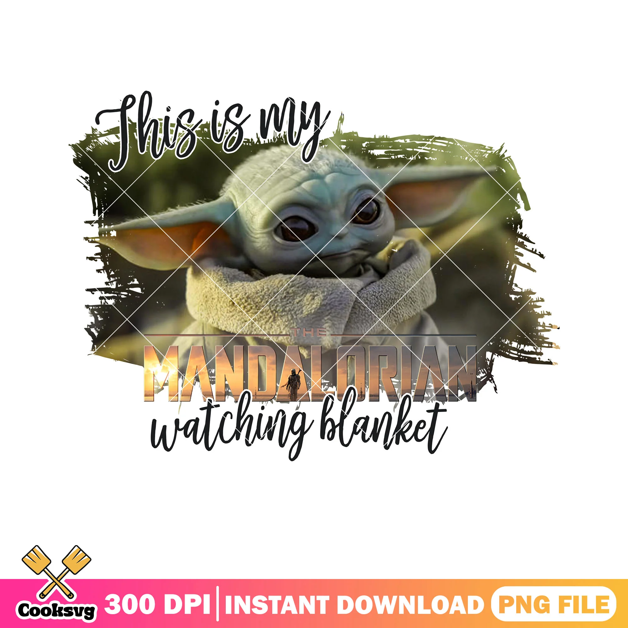The mandalorian watching png, Mandalorian grogu png, grogu cute png
