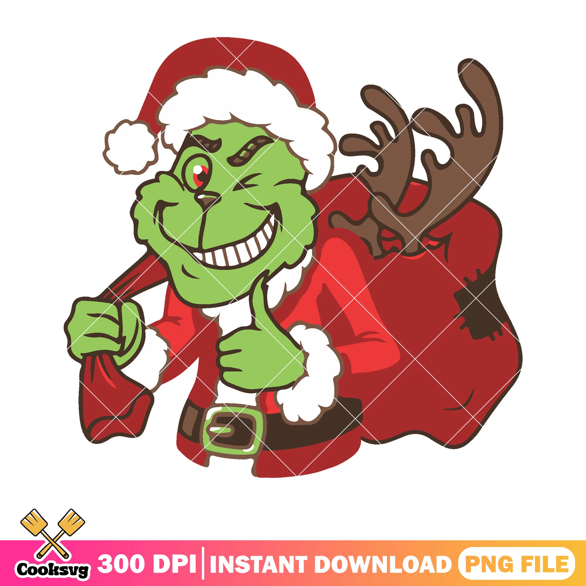 The santa grinch png, how the grinch stole christmas png, the grinch png
