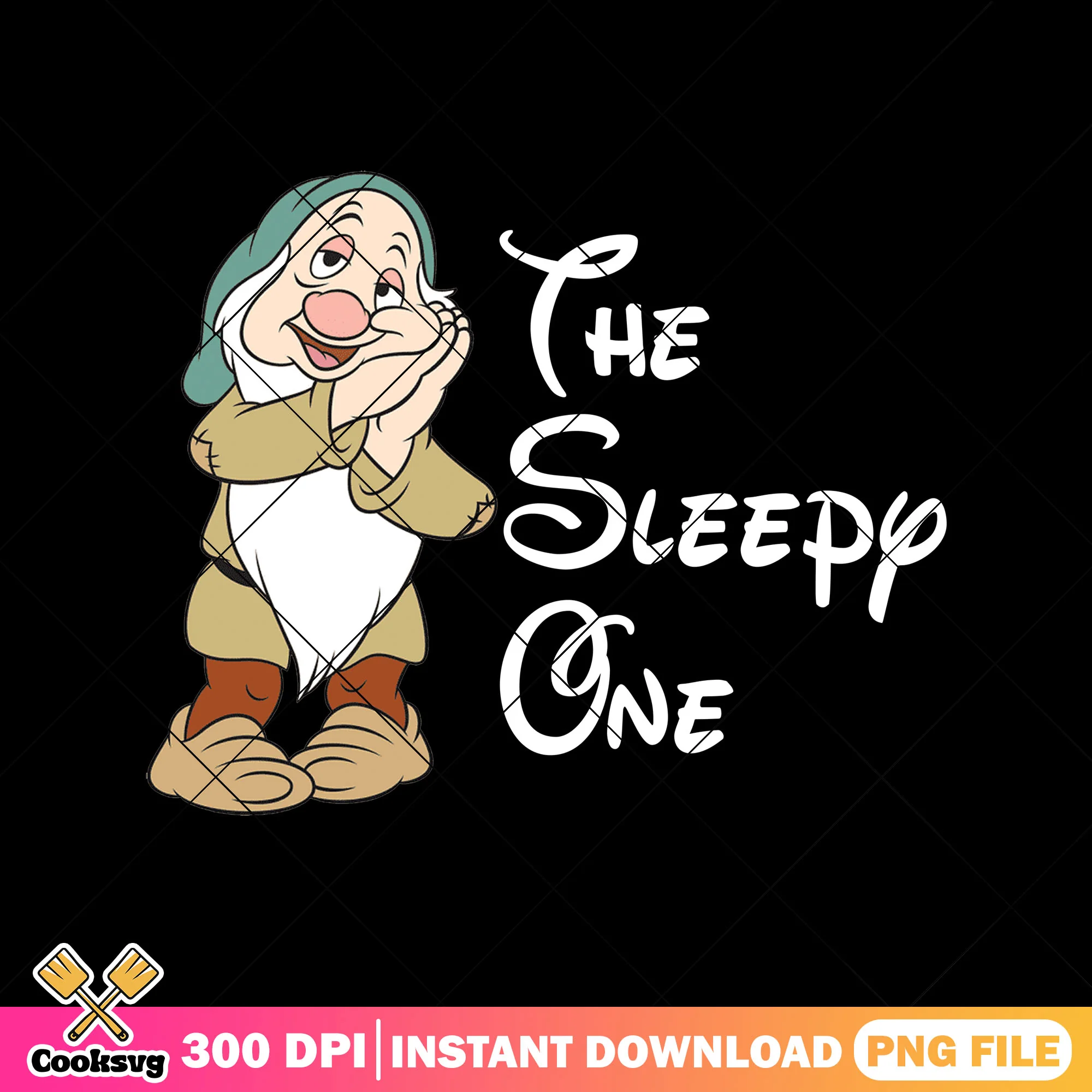 The sleepy one white png, snow white png, snow white dwarfs png