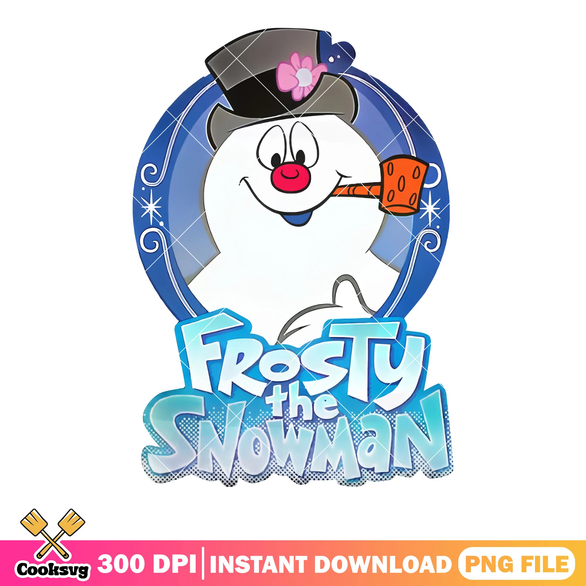 The snowman with love png, christmas snowman png, frosty the snowman png