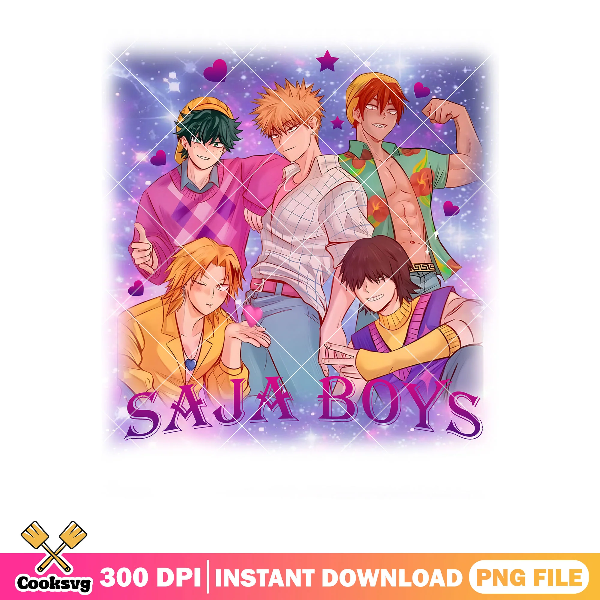 The star saja boys png, kpop hunters png, love saja boys png