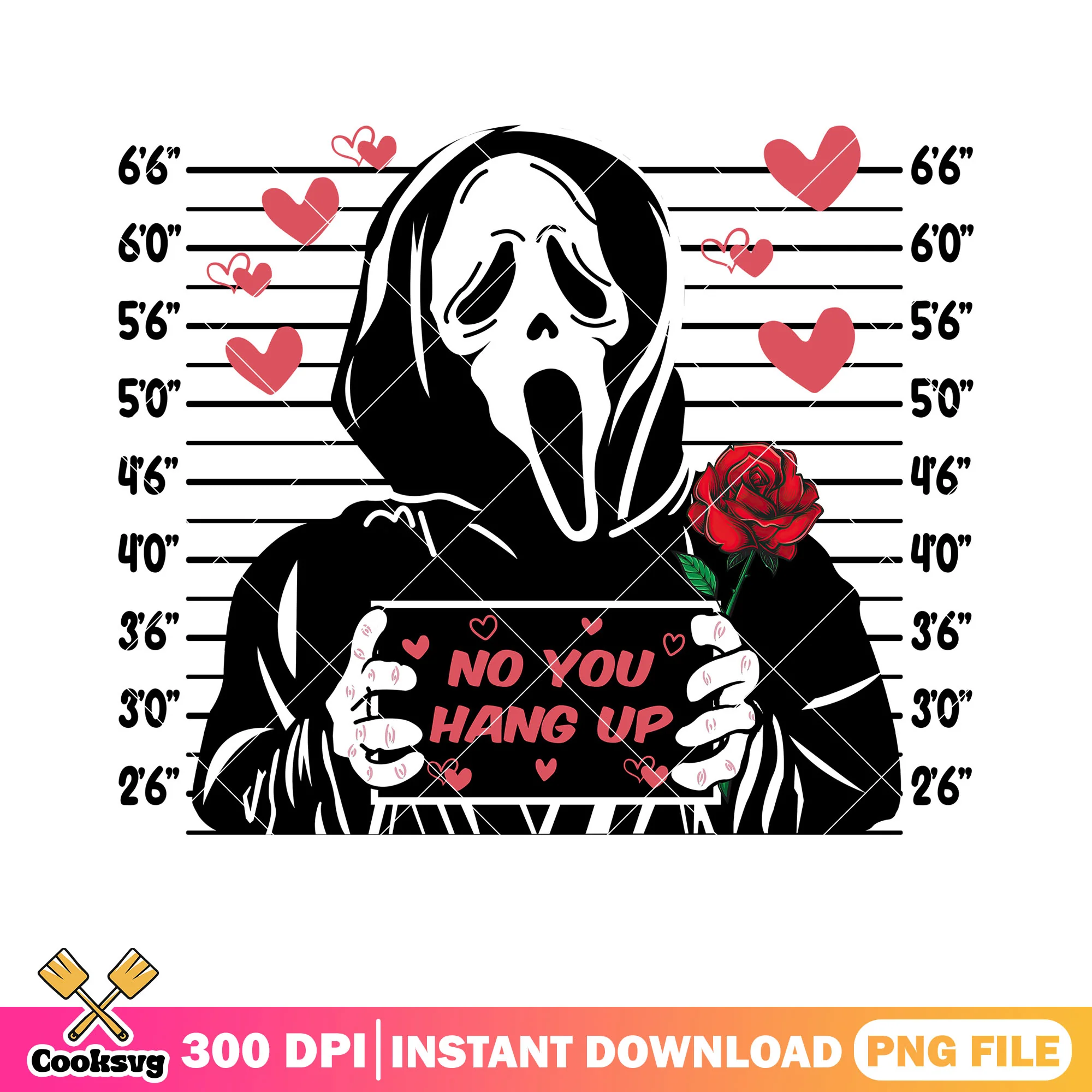 The valentine ghost face png, valentine day png, valentine gifts png