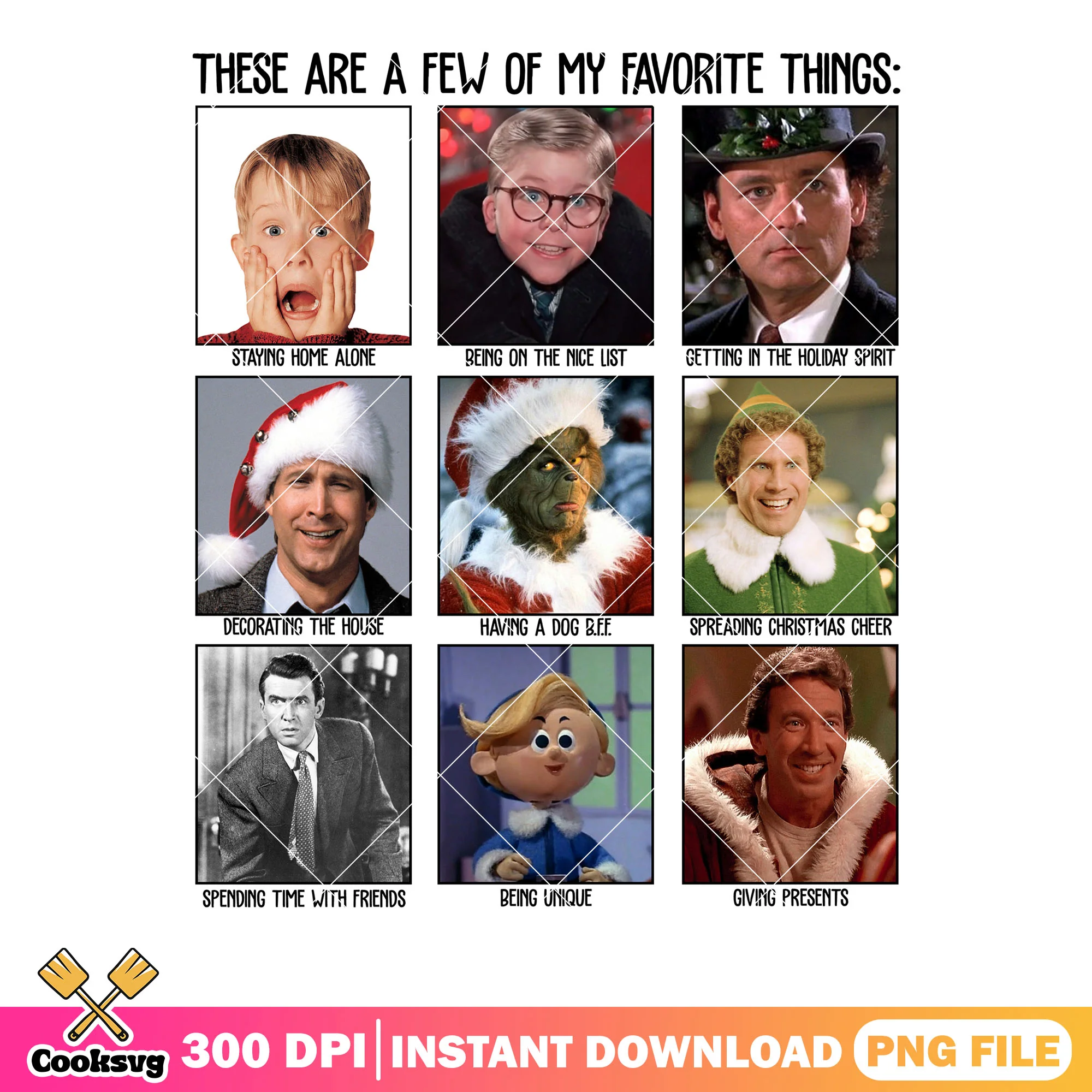 These are a few my favorite png, meme movie christmas png, rudolph png