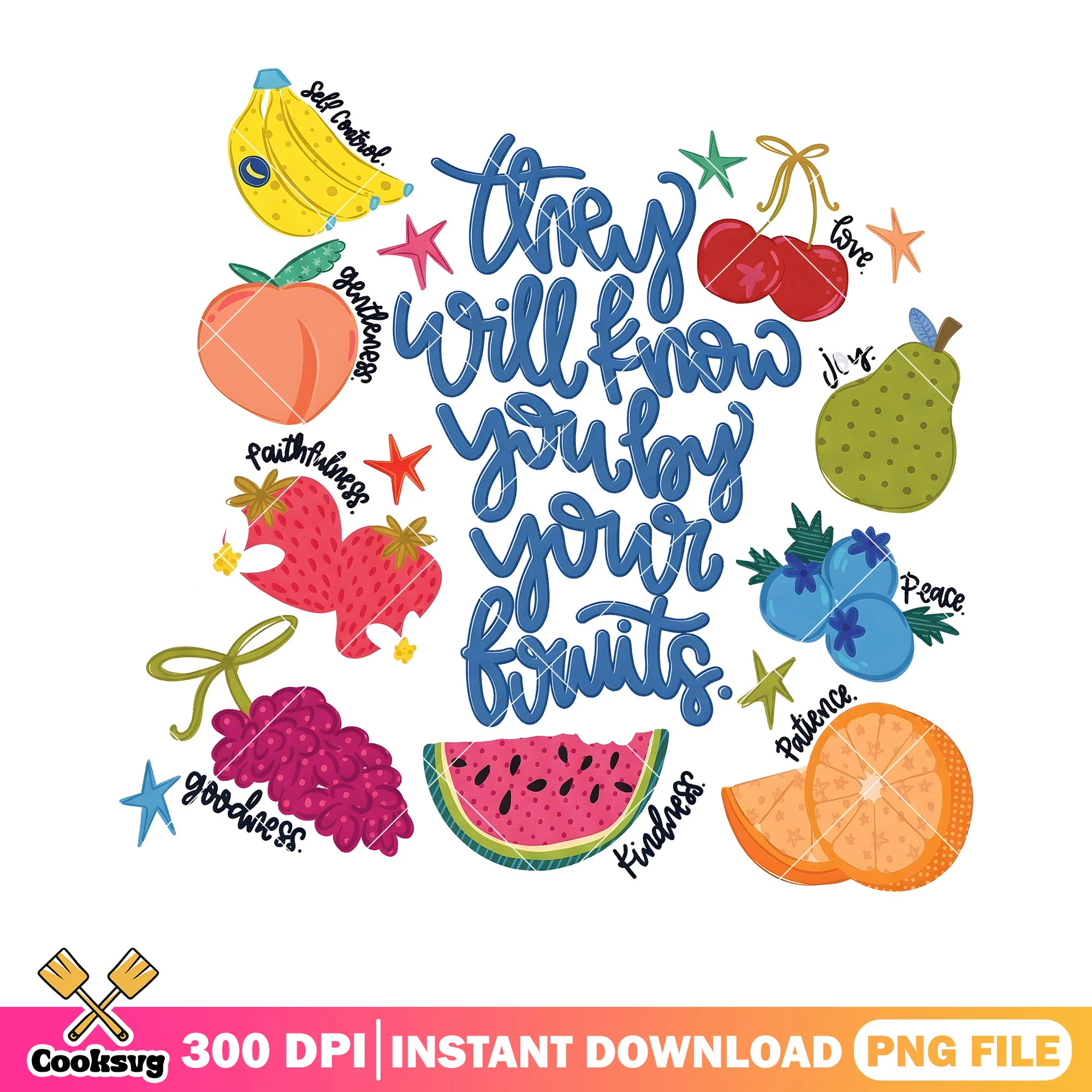 They will know you by your fruits png, tropical fruit png