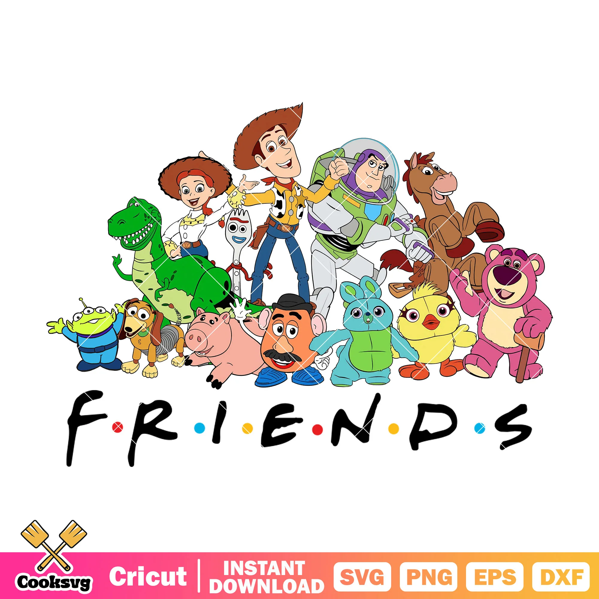 Toy story characters friends png, toy story friends png