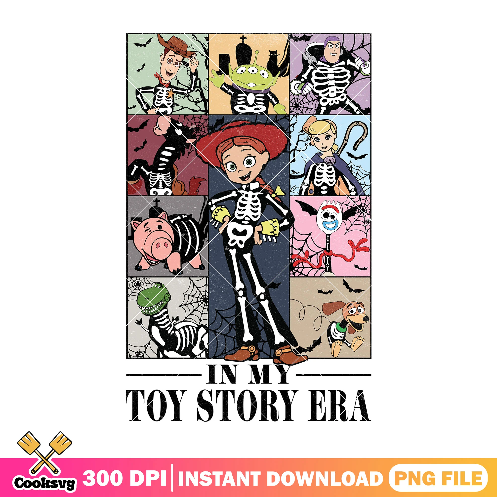 Toy story era design png, halloween ideas png, disney jessie png