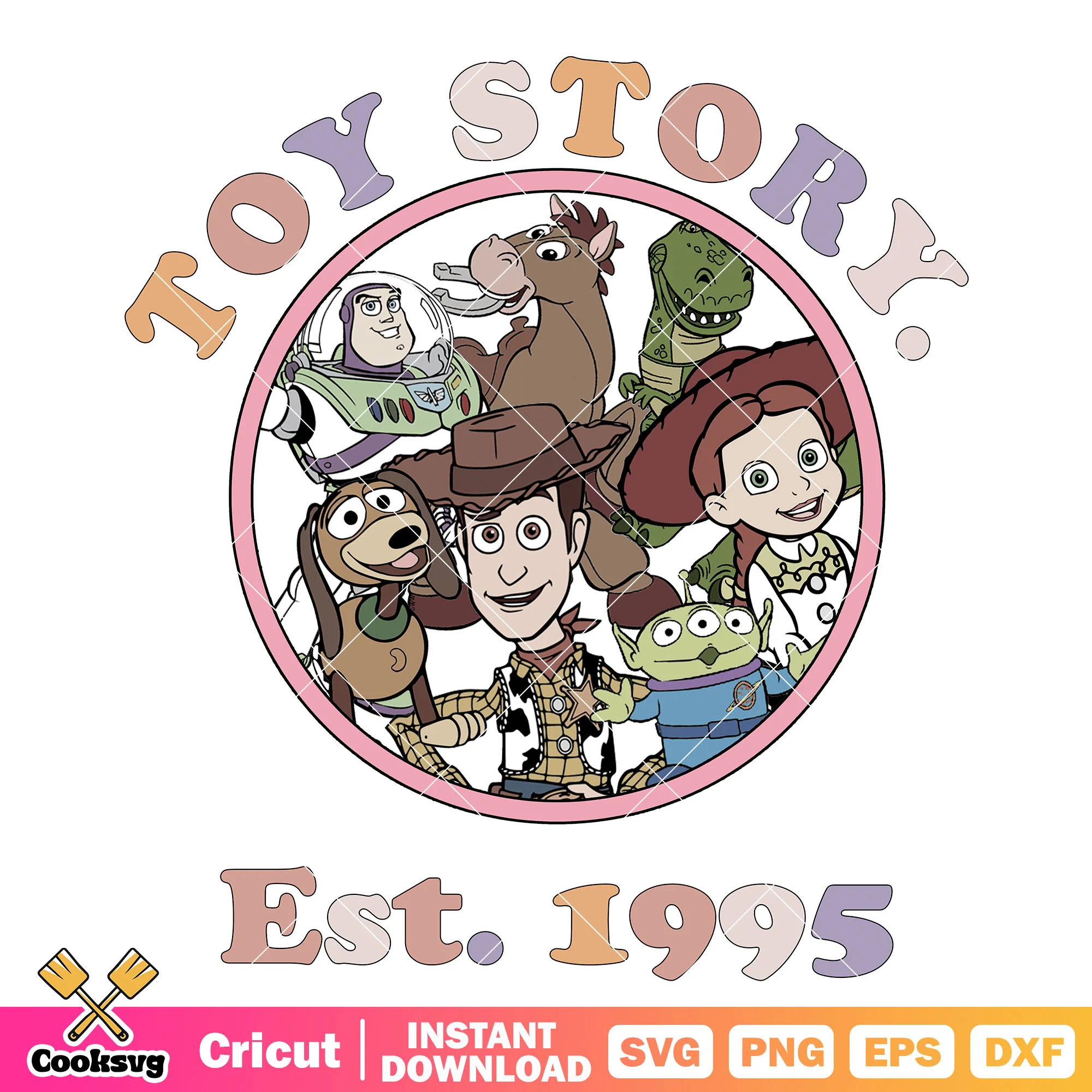 Toy story est 1995 disney png file, toy story disney png