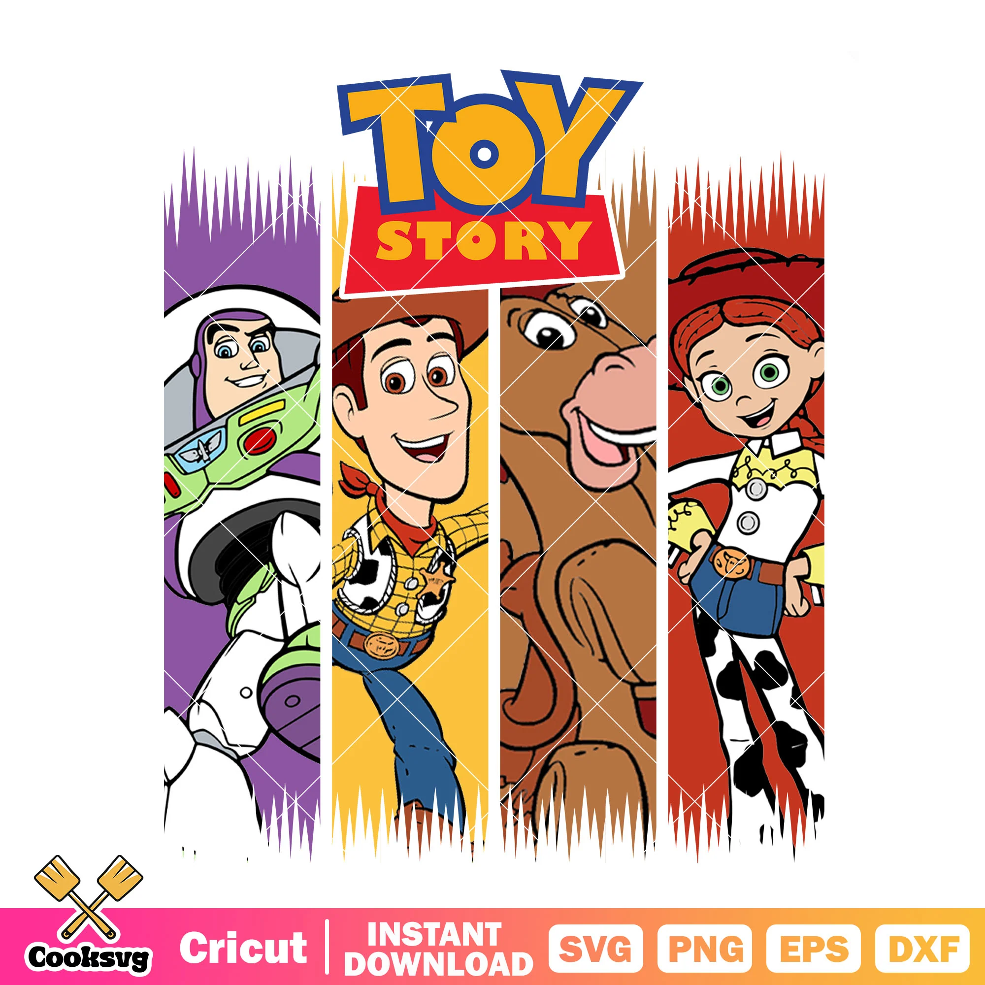 Toy Story Main Characters PNG, Toy Story Disney PNG, Woody Friends PNG