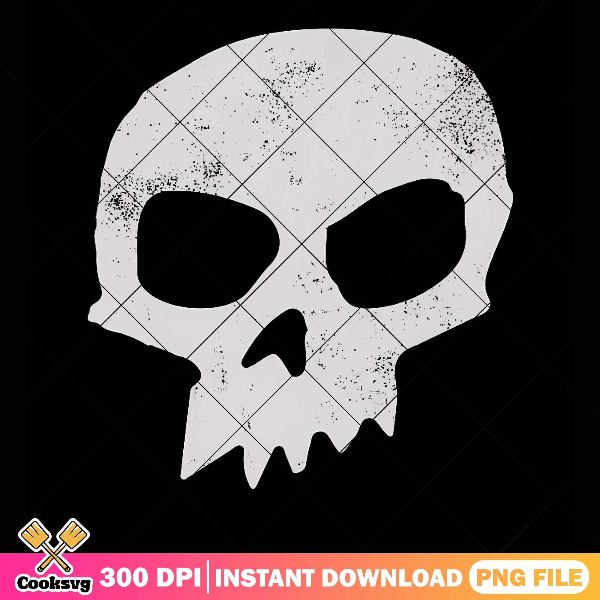 Toy story sid skull png, disney movies png, black skull png