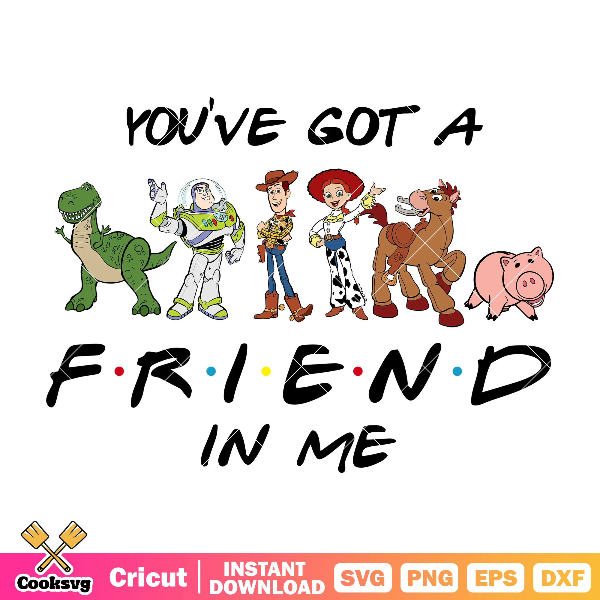 Toy story you got a friend in me png design, you got a friend in me png