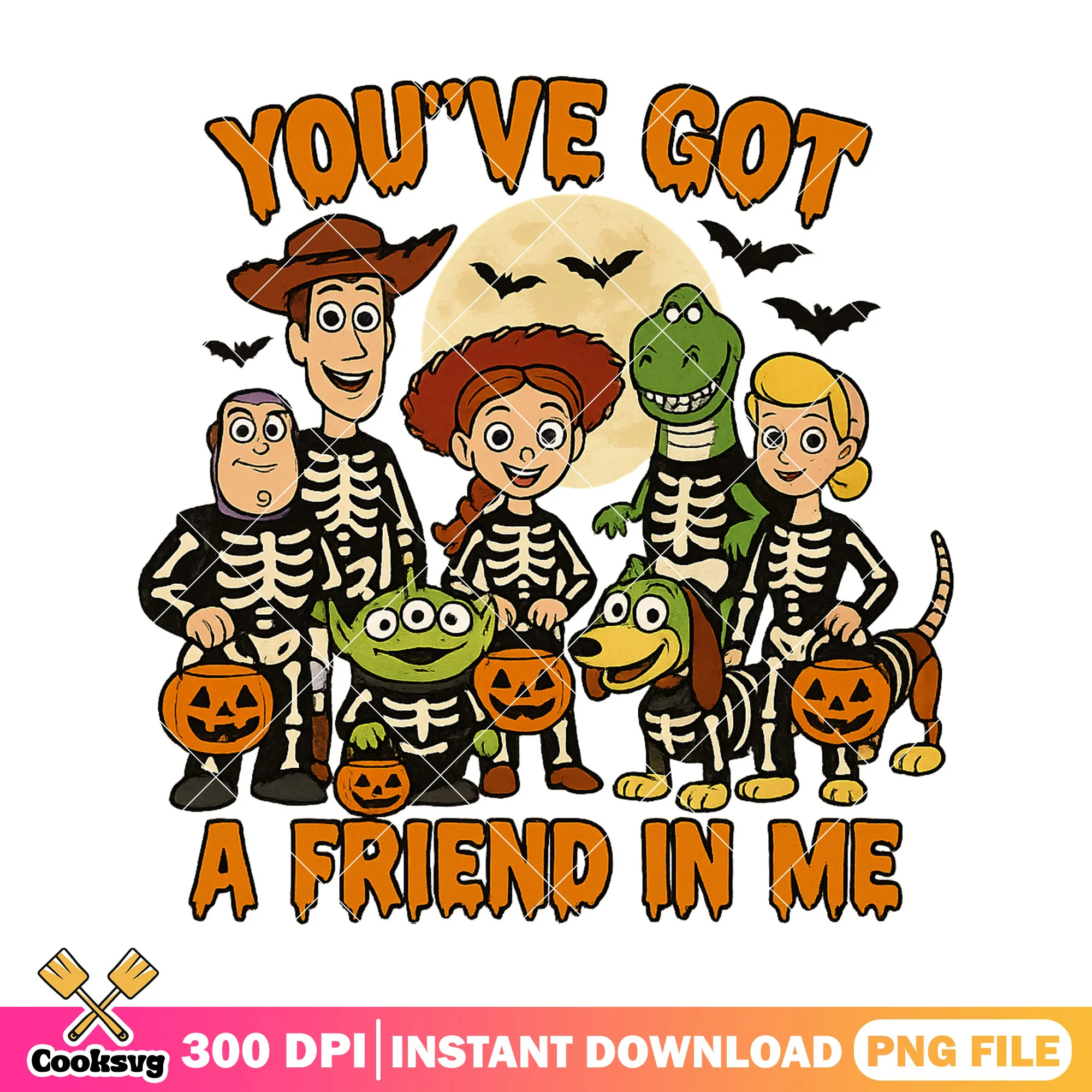 Toy woody with halloween png, halloween costume png, woody cute png