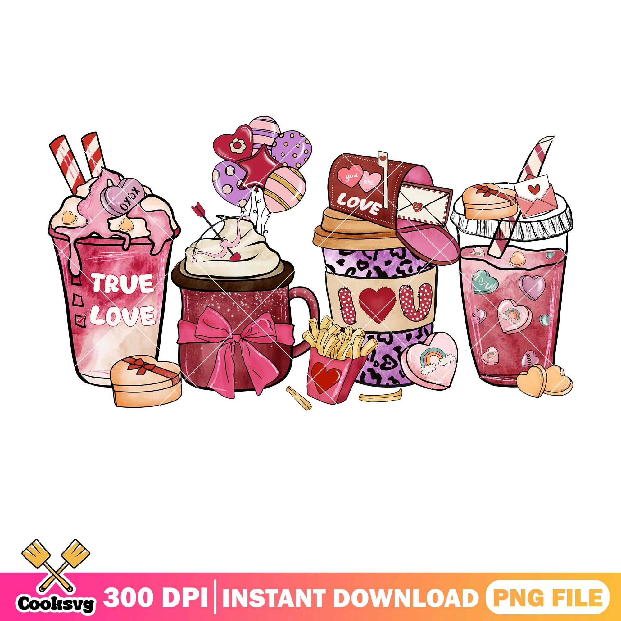 True love valentine day png, happy valentines day png, love valentine png