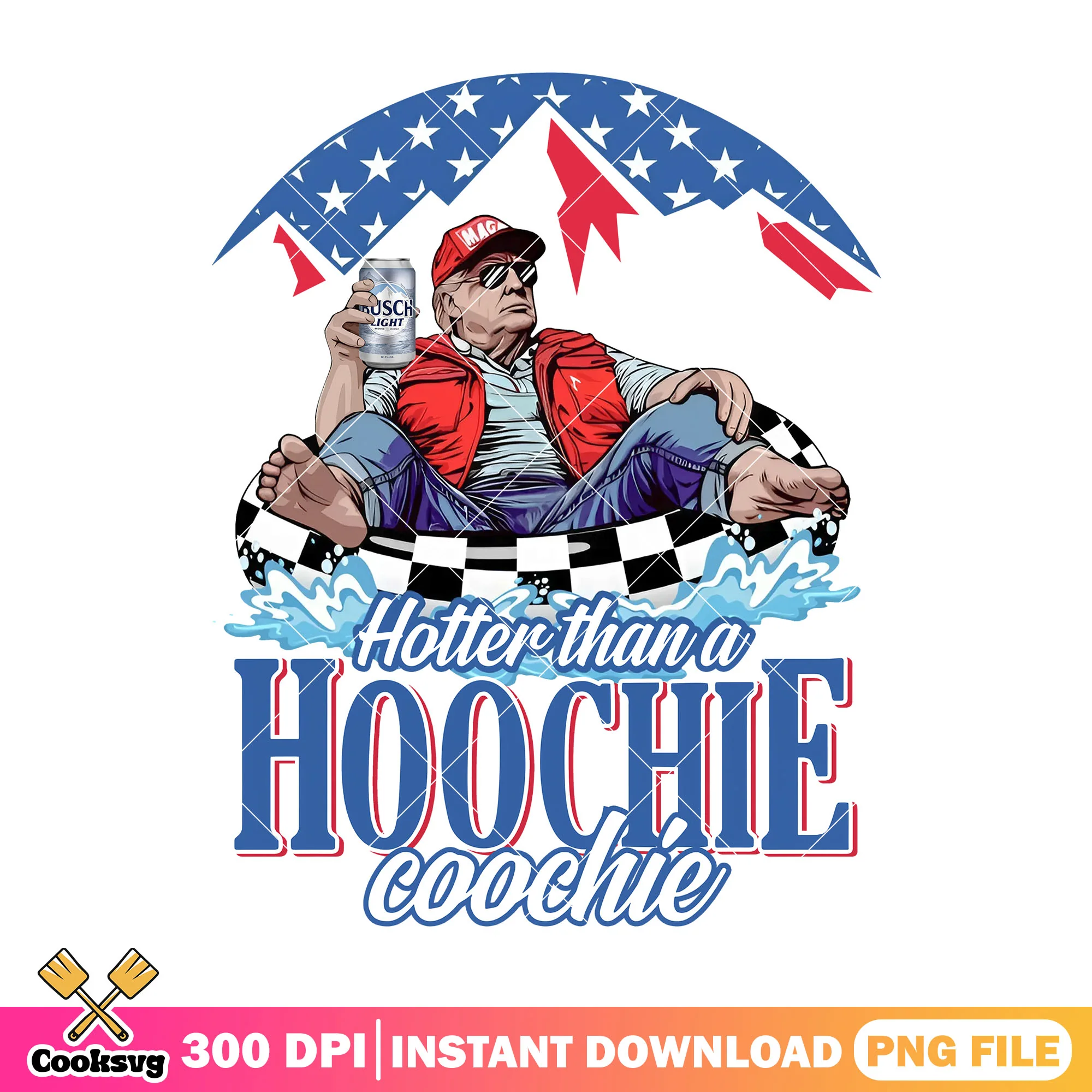Trump busch light apple beer png, Hoochie coochie png, trump beer png
