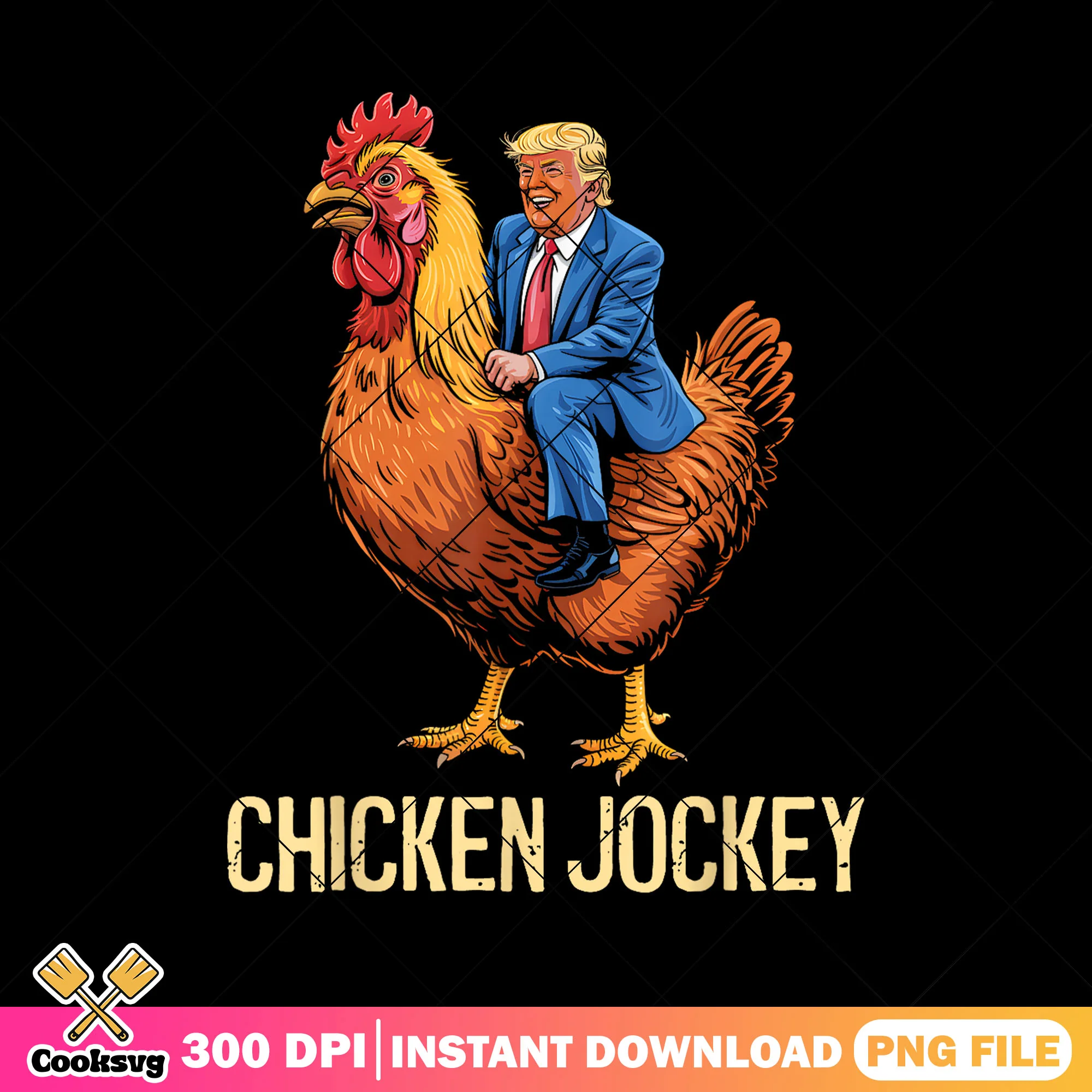 Trump chicken jokey png, minecraft chicken jokey png, minecraft trending png