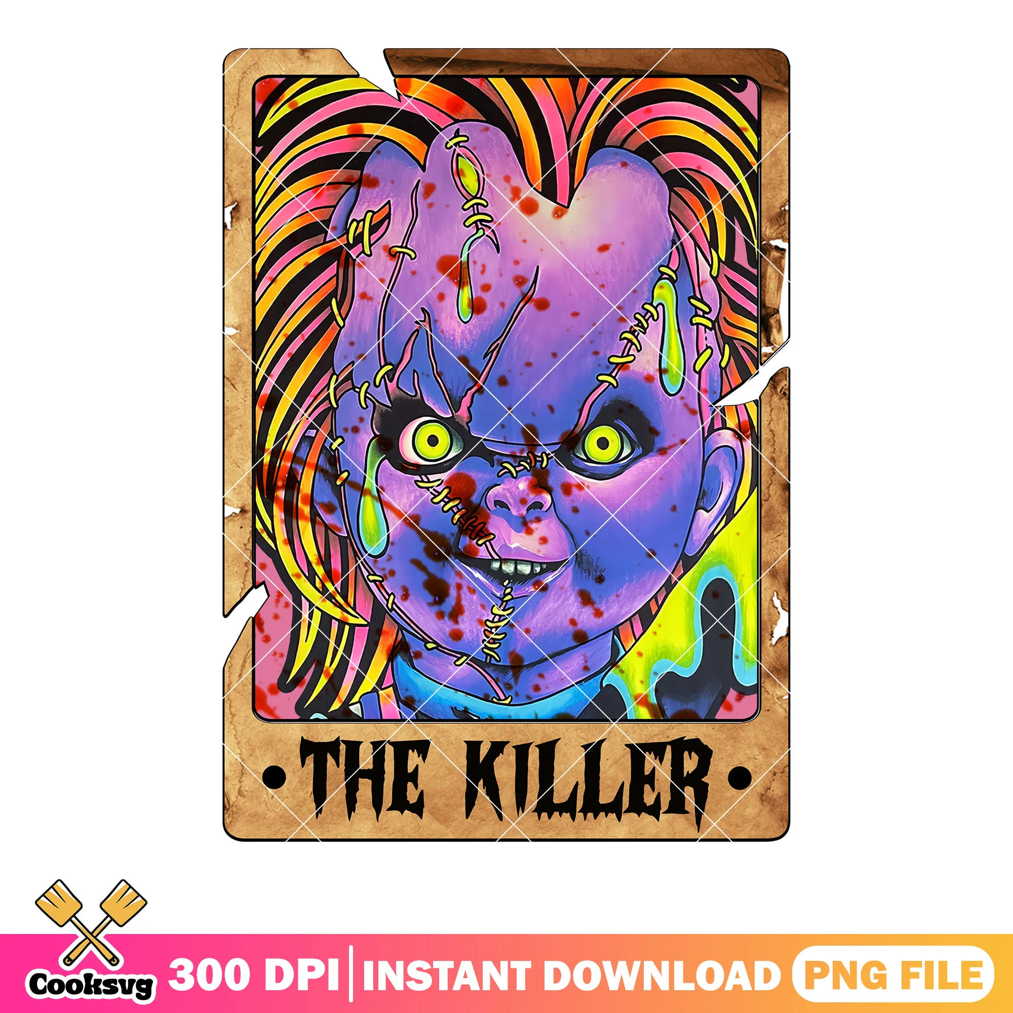 Unreal chucky character png, the killer png, halloween movies png