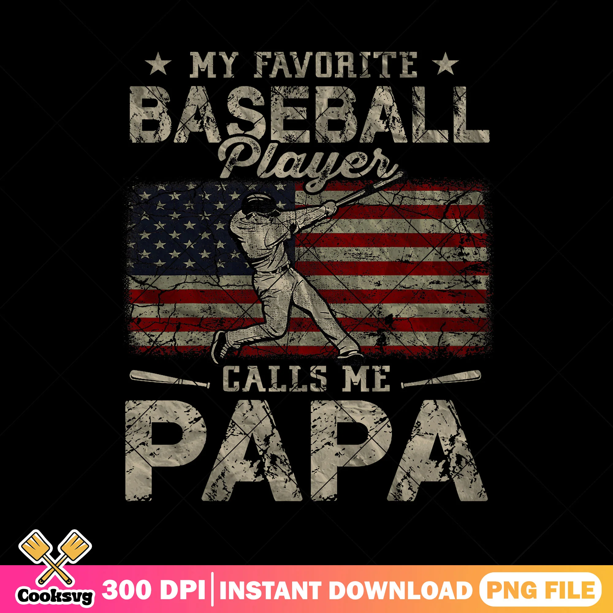 Usa baseball player call me papa png, sports dad png, best dad png