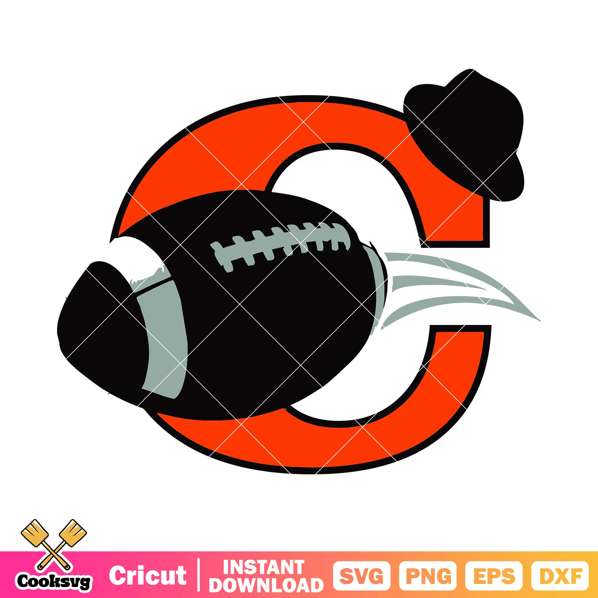 Usa football c svg, nfl teams svg, cleveland browns football team svg
