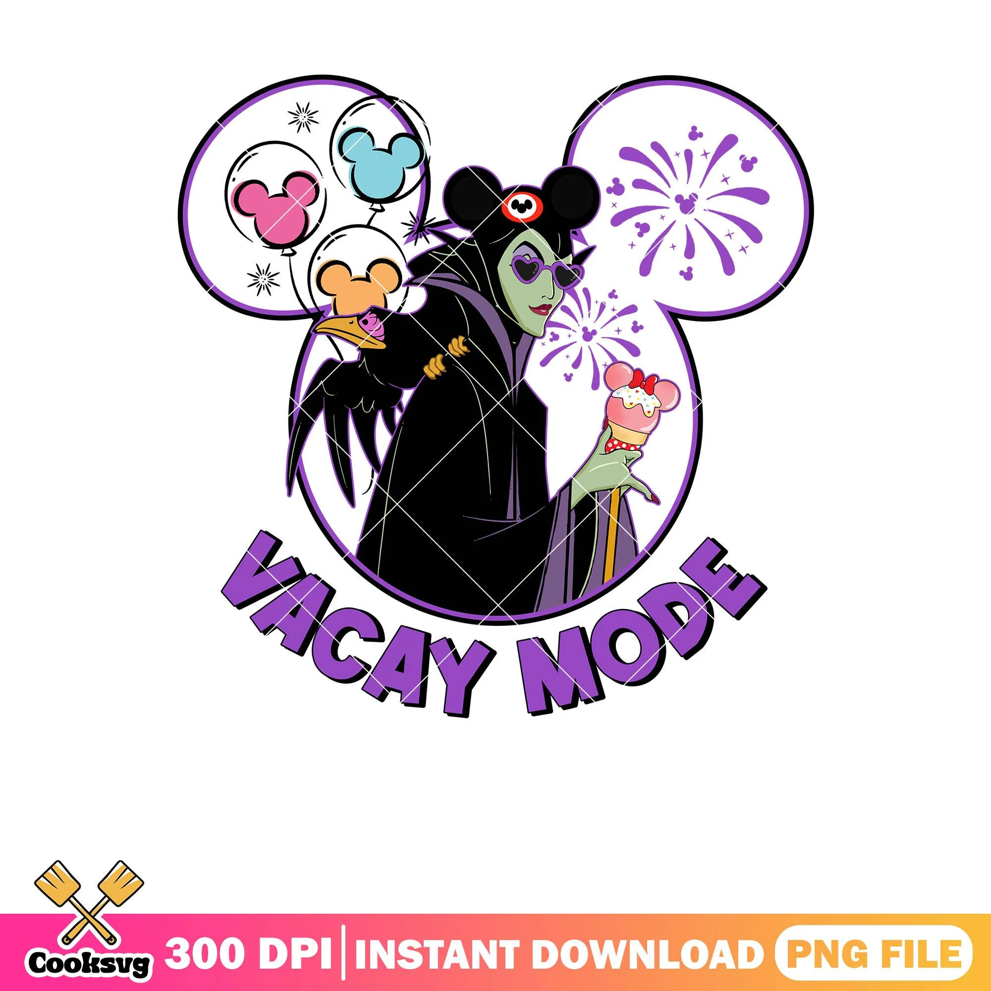 Vacay mode maleficent png, maleficent costume png, disney tour png