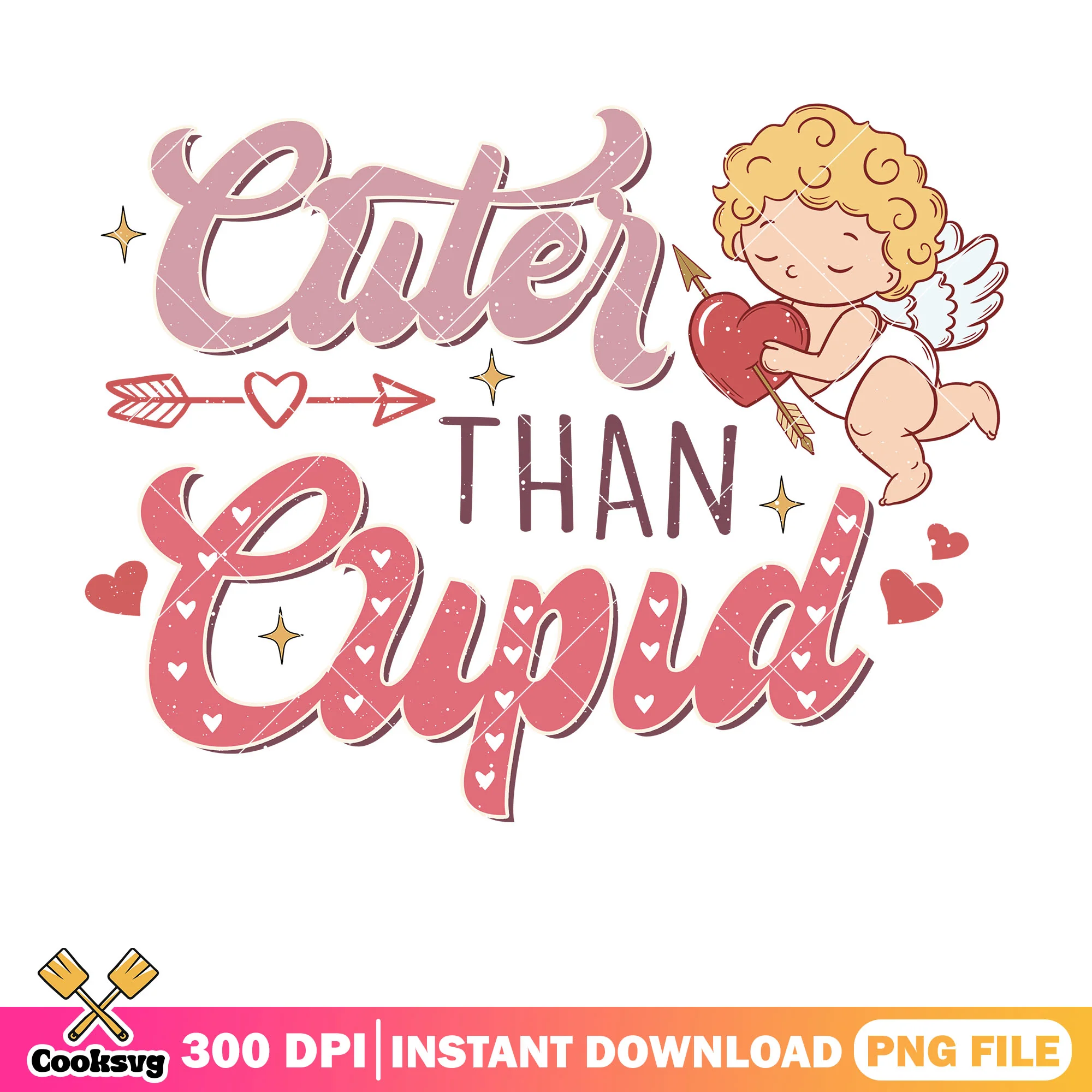 Valentine cuter than cupid png, cupid valentine png, valentine day png