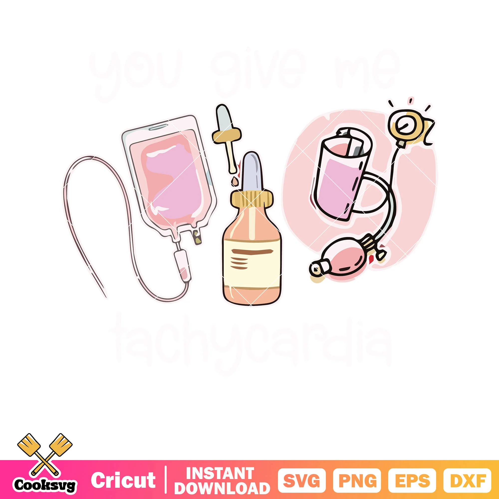 Valentine medical device svg, medical devices svg, valentine nurse svg
