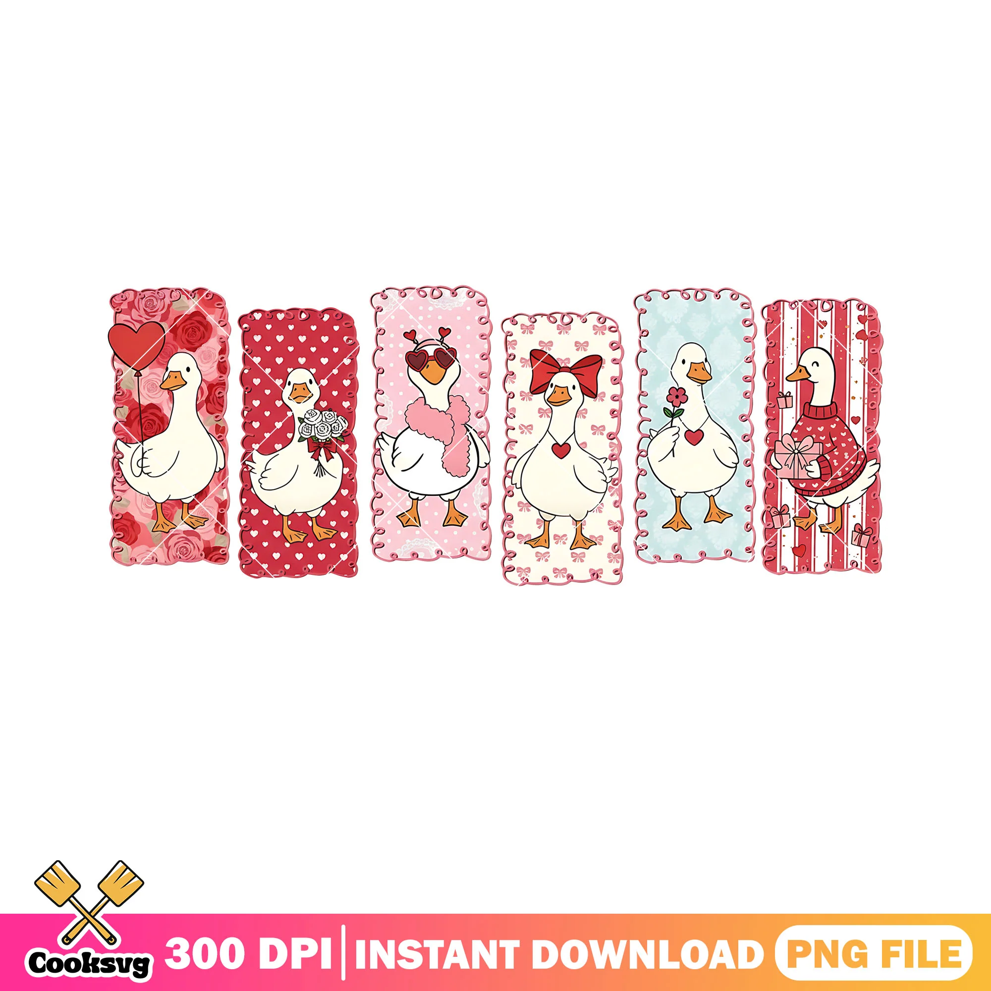 Valentine_s day png,cute goose png, romantic accessories png