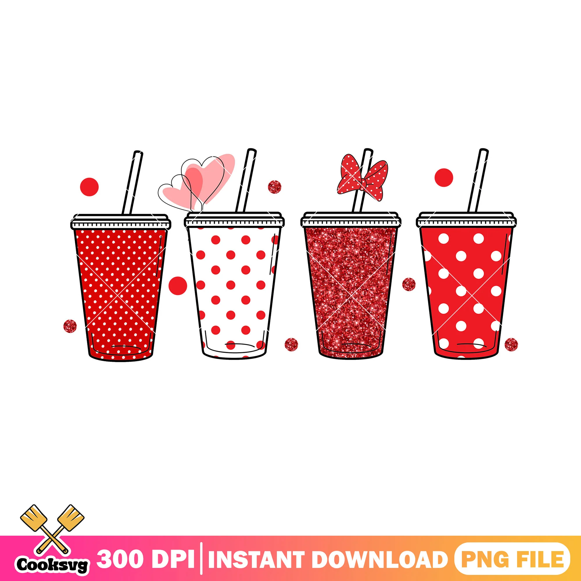 Valentines cup design png, valentines day png, valentine vibes png