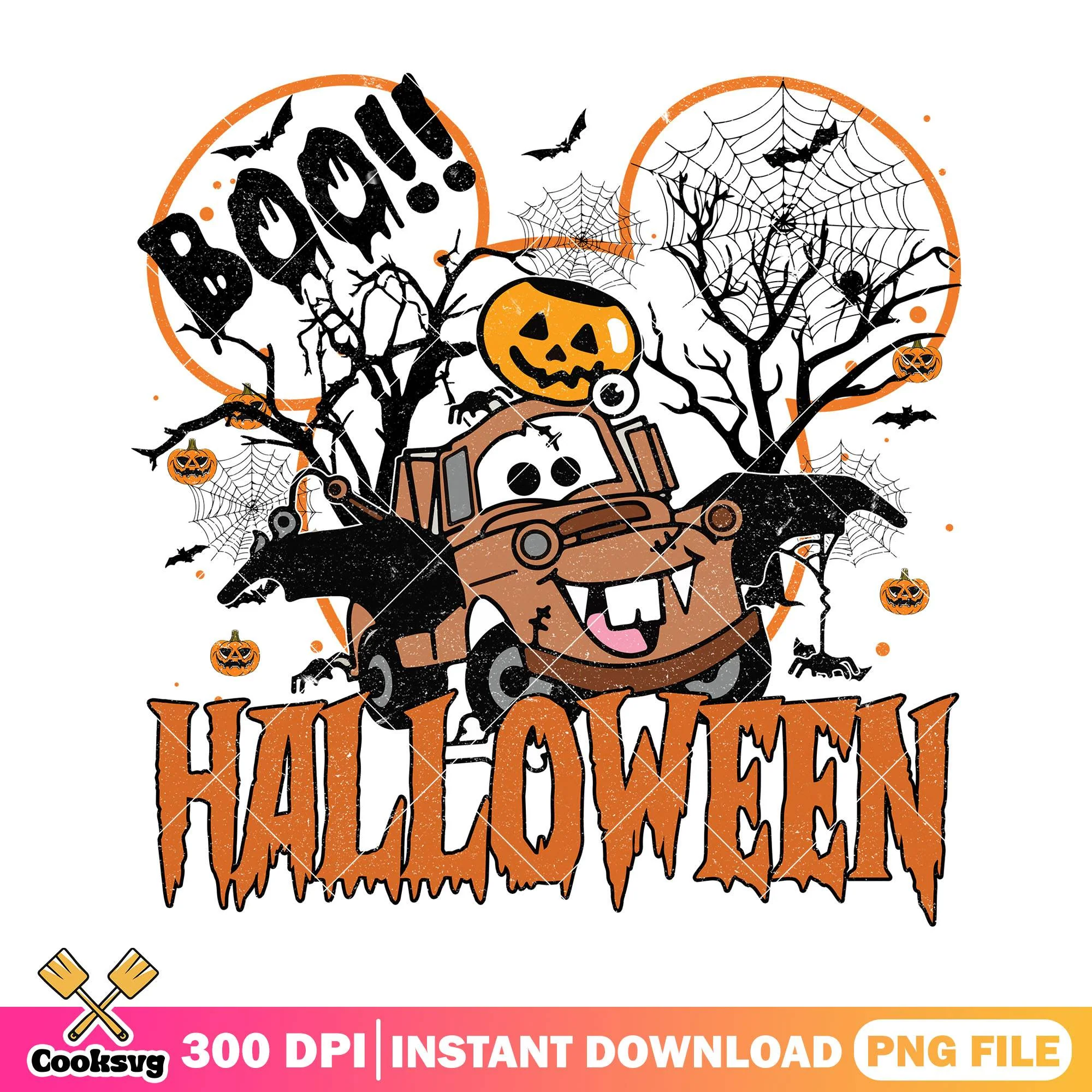Vampire mater design png, mater cute png, this is halloween png