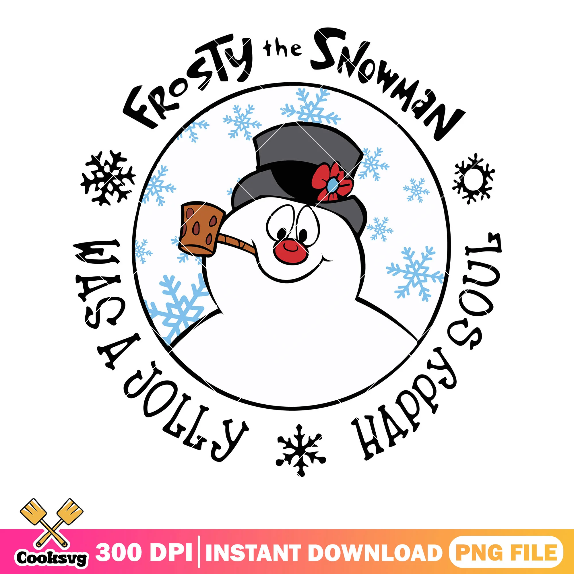 Was a jolly happy soul png, merry christmas png, Frosty the snowman png