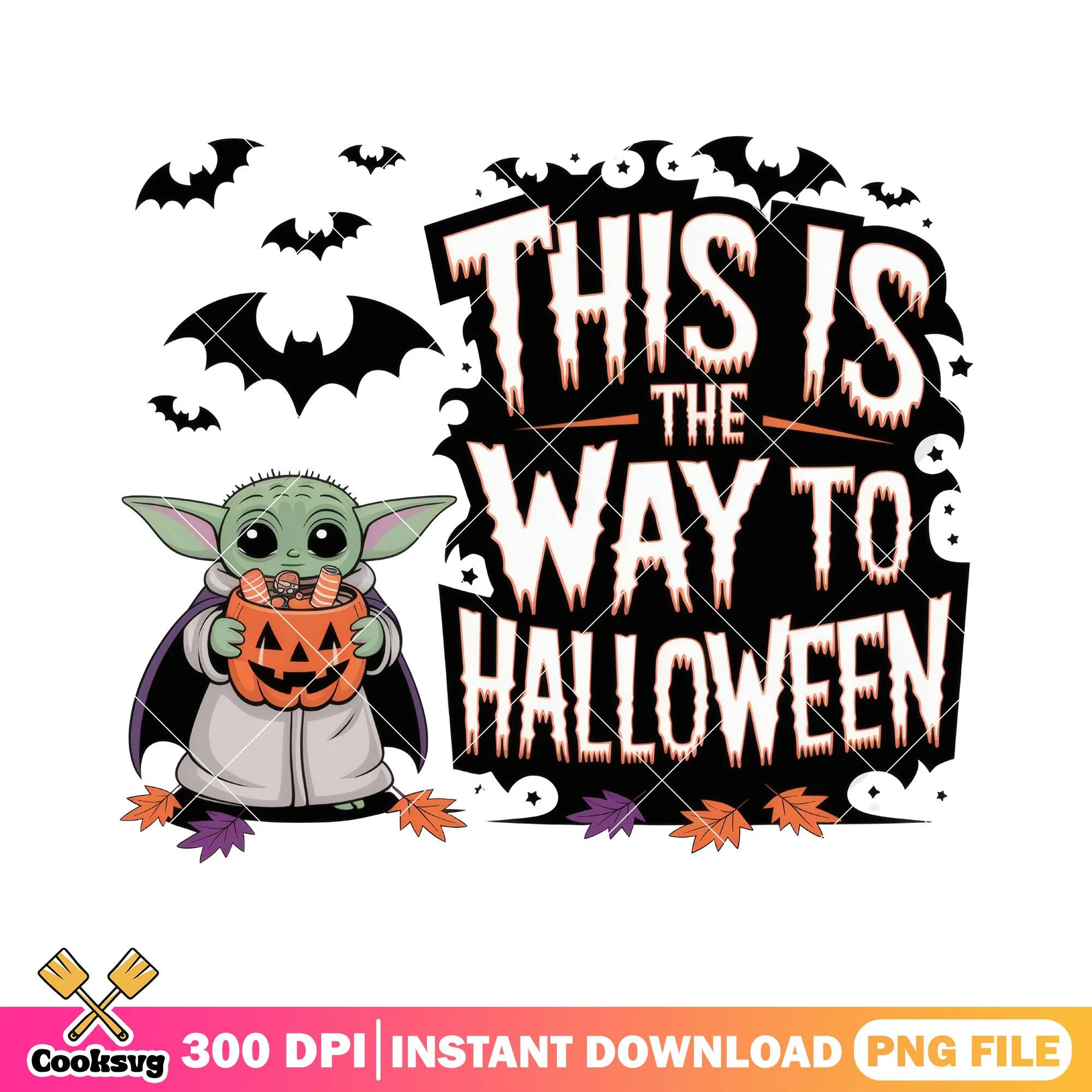 Way to halloween yoda png, happy halloween png, star wars png