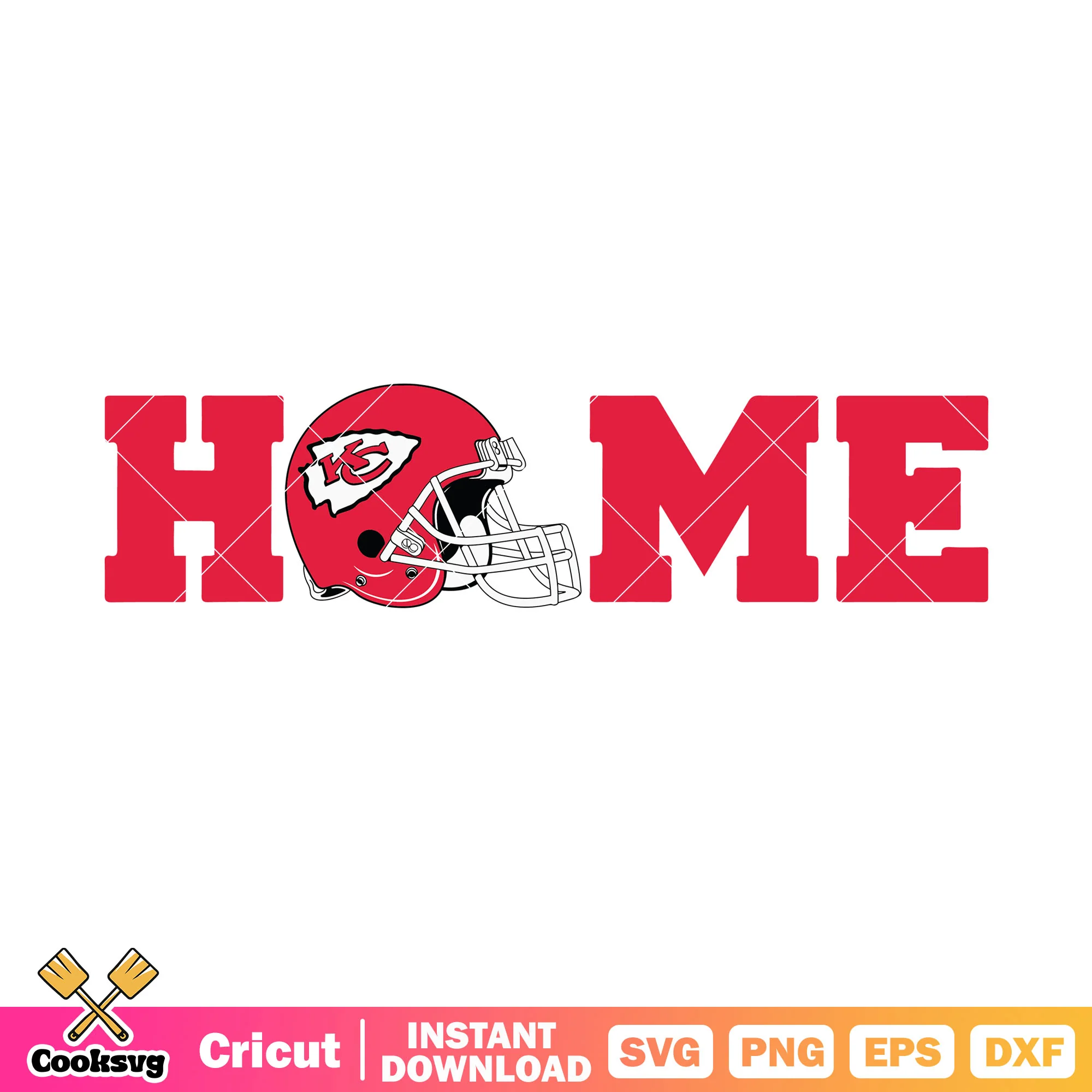 Way to home helmets love svg, kc chief svg, nfl teams svg