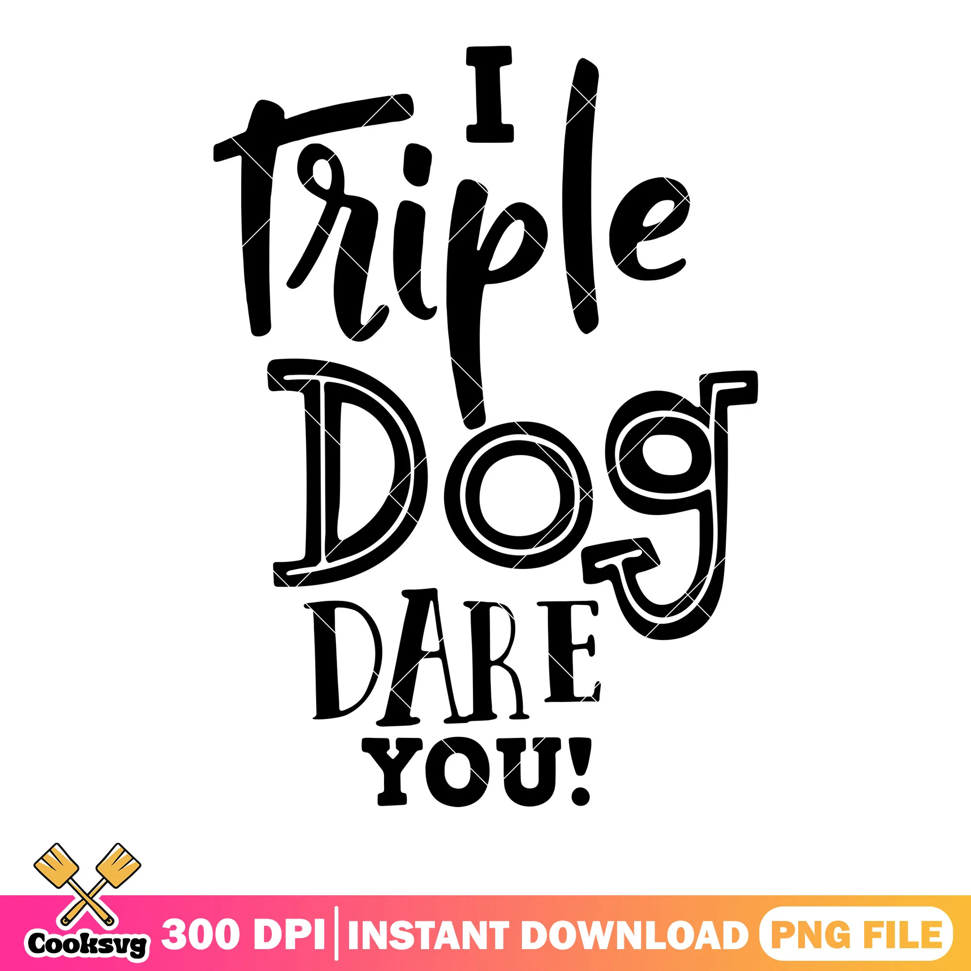 We christmas triple dog png, christmas spirit png, christmas vibes png