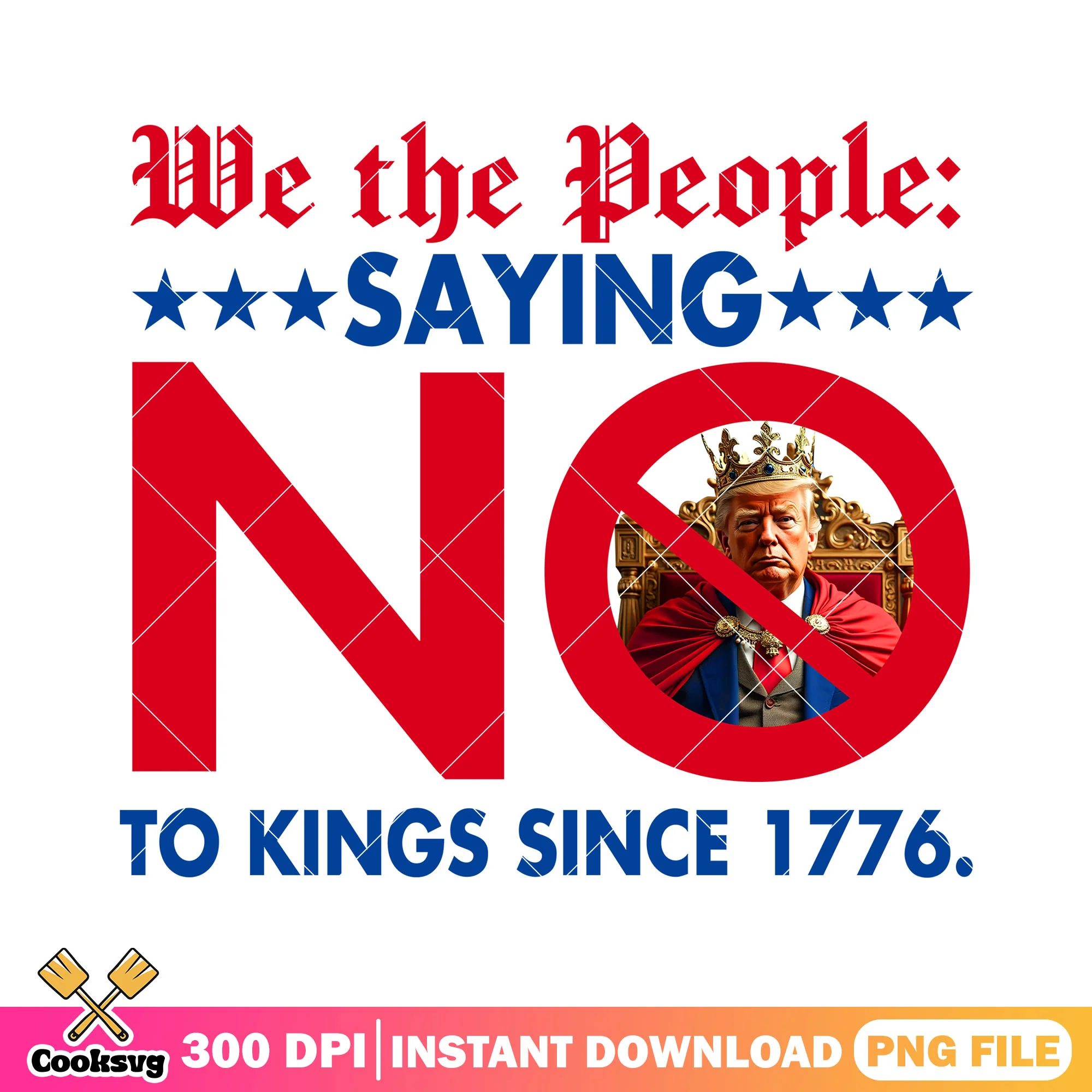 We people saying no kings png, trump no kings png, no kings act png