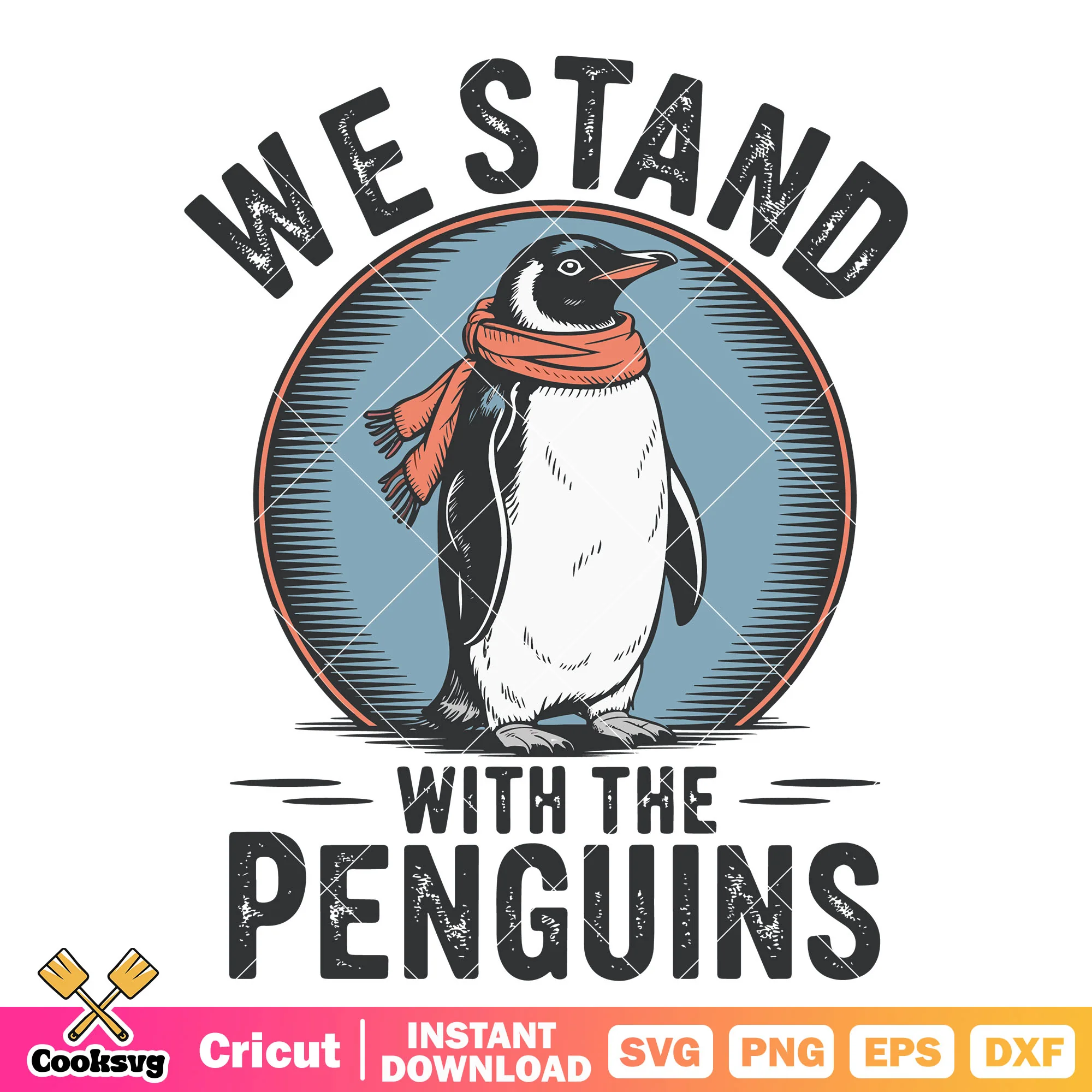We stand with the penguins svg, the penguin trump svg, penguin cute svg