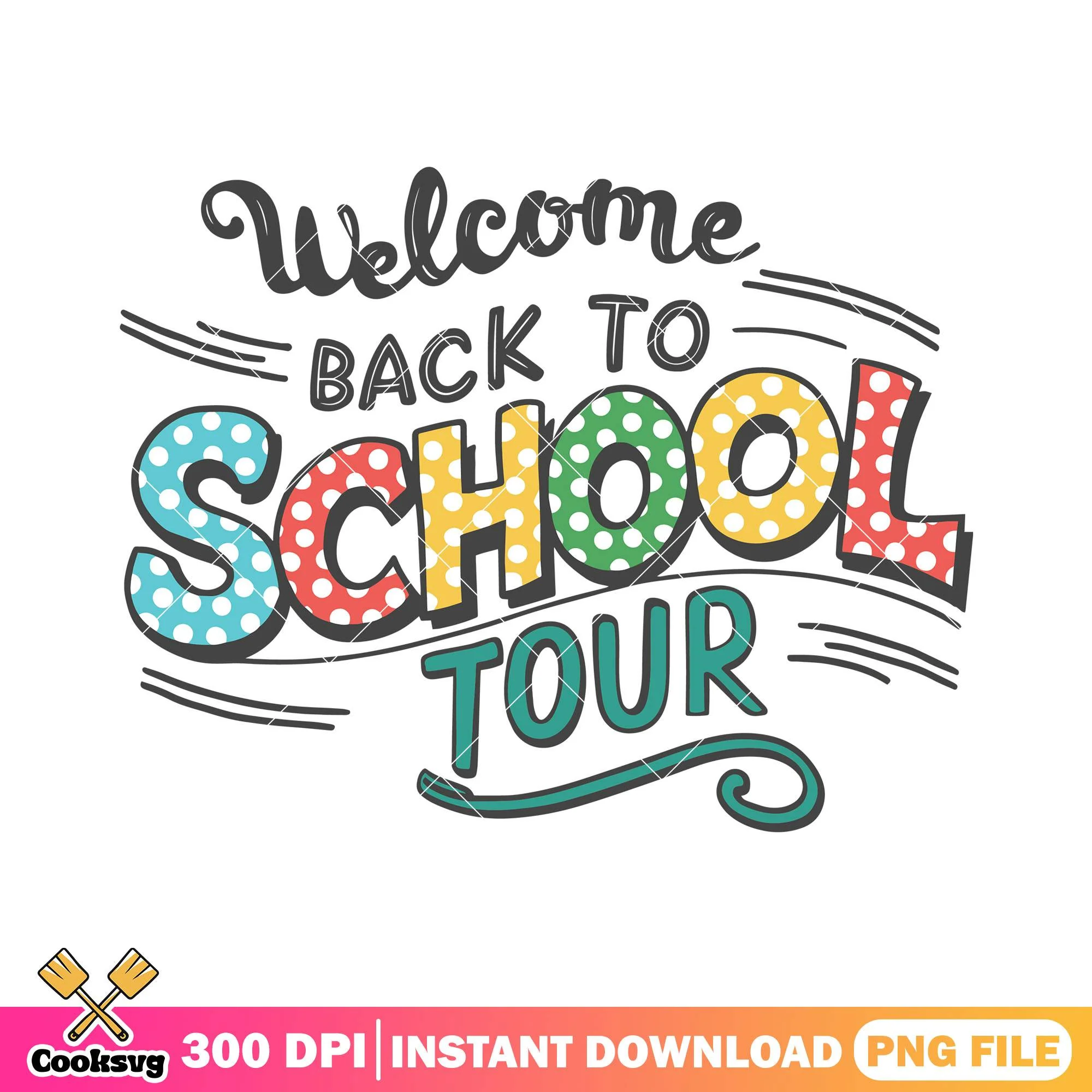 Welcome school tour png, alphabet png, back to school poster png