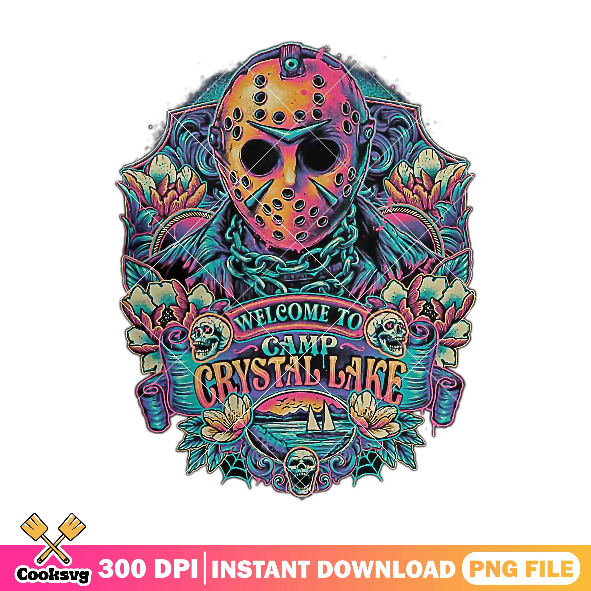 Welcome to camp crystal lake png, jason voorhees png
