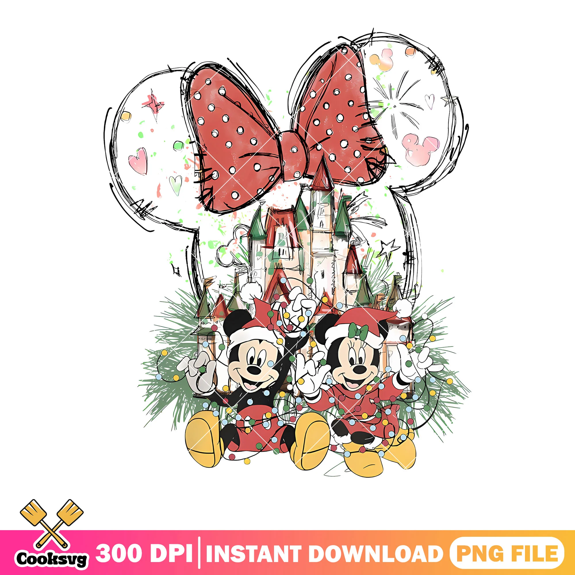 Welcome to my christmas castle png, mickey mouse png, disney castle png