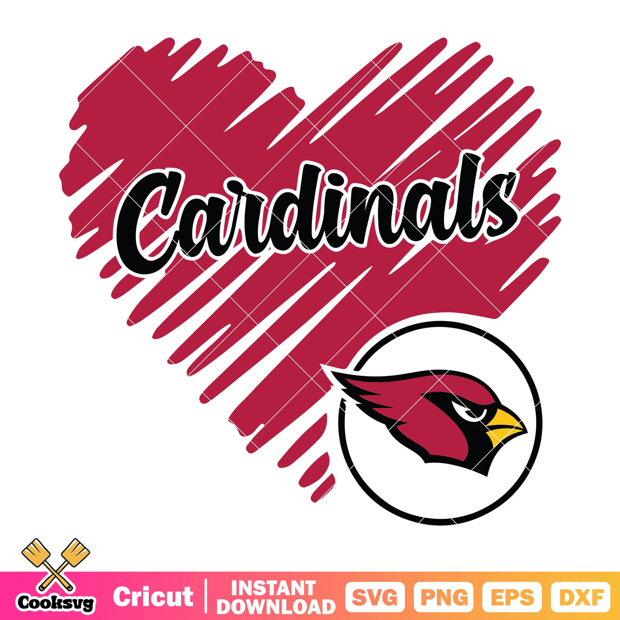 West nfc team svg, arizona football nfl svg, arizona cardinals svg