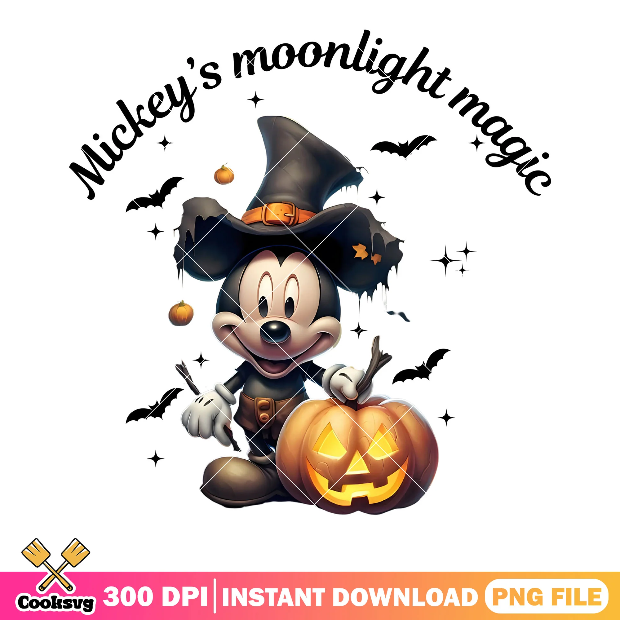 Wicker pumpkin mickey png, scary pumpkin png, scary bats png