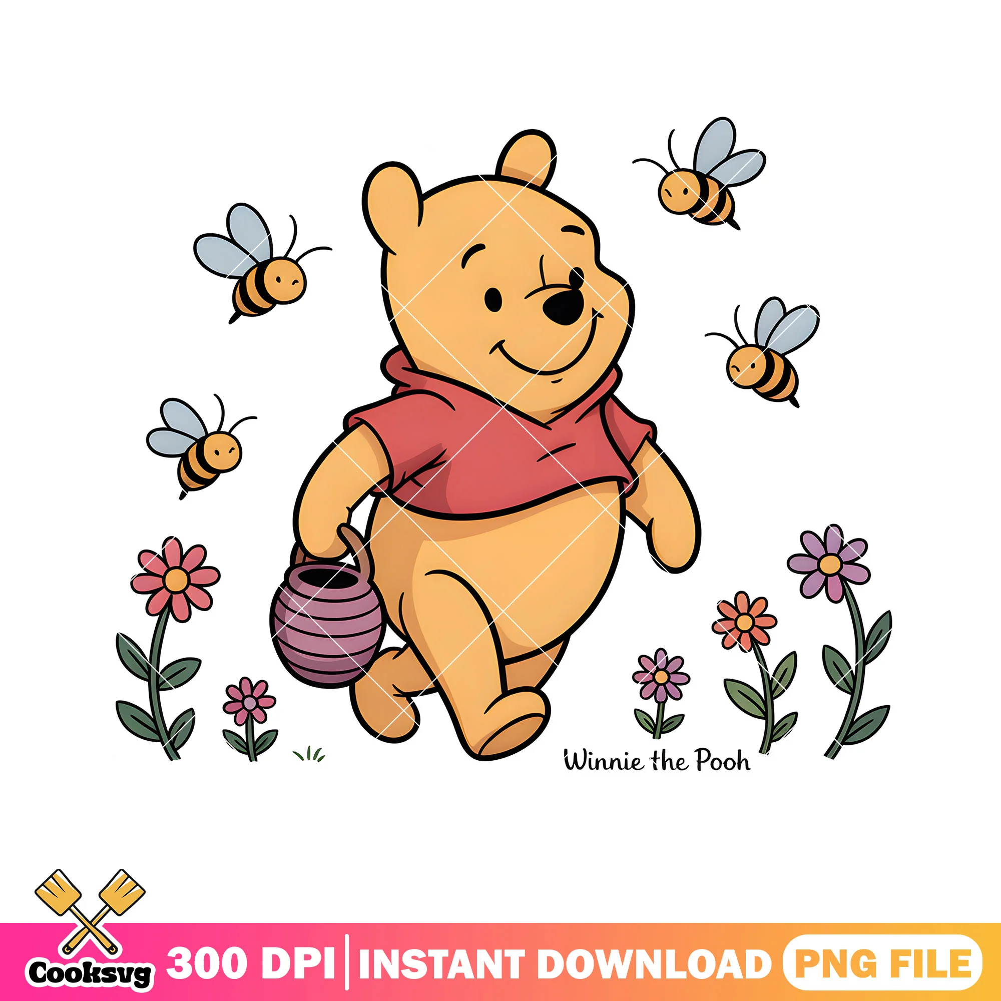 Winnie the pooh poster disney png, pooh bear png, classic pooh png
