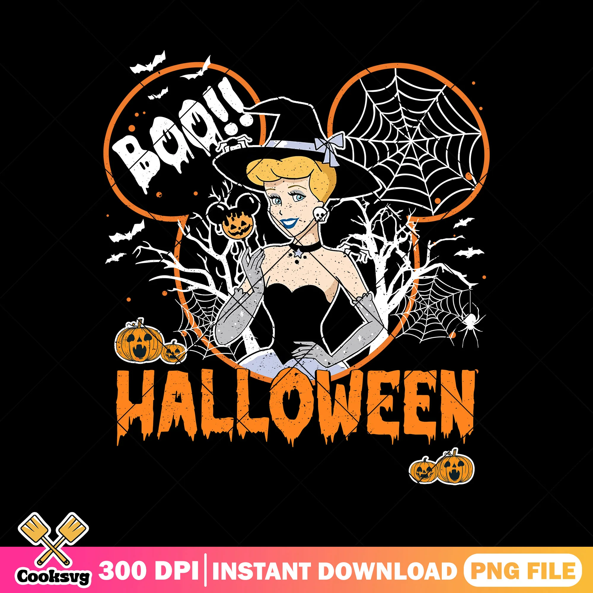 Witch cinderella halloween png, halloween costume png, disney cartoon png